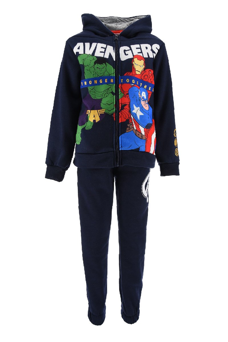 Avengers Ironman Hulk  Jungen Sweat-Jacke mit Jogging-Hose Jogging-Anzug Trainings-Anzug Ironman Hulk 