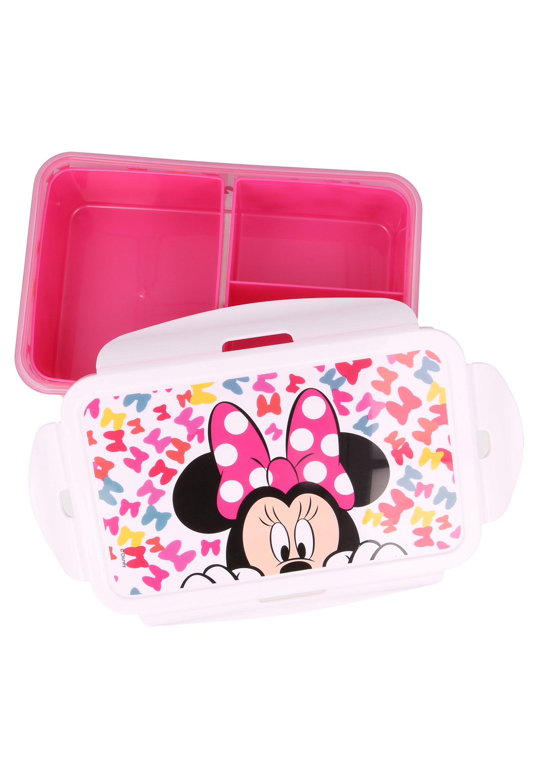 Minnie Mouse Kinder Aluminium Trinkflasche Sportflasche + Premium Lunchbox Brotdose Lunch-Set BPA Frei