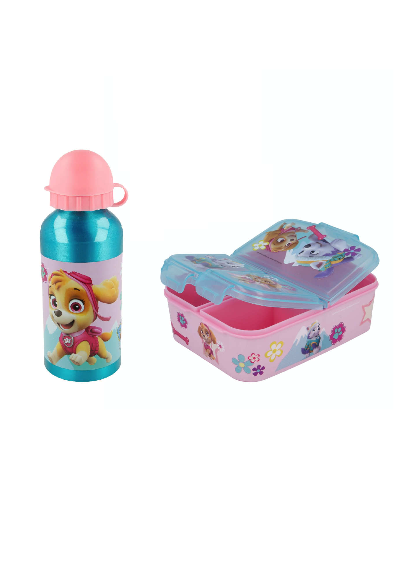 Paw Patrol Skye Set Premium Brotdose + Alu-Trinkflasche
