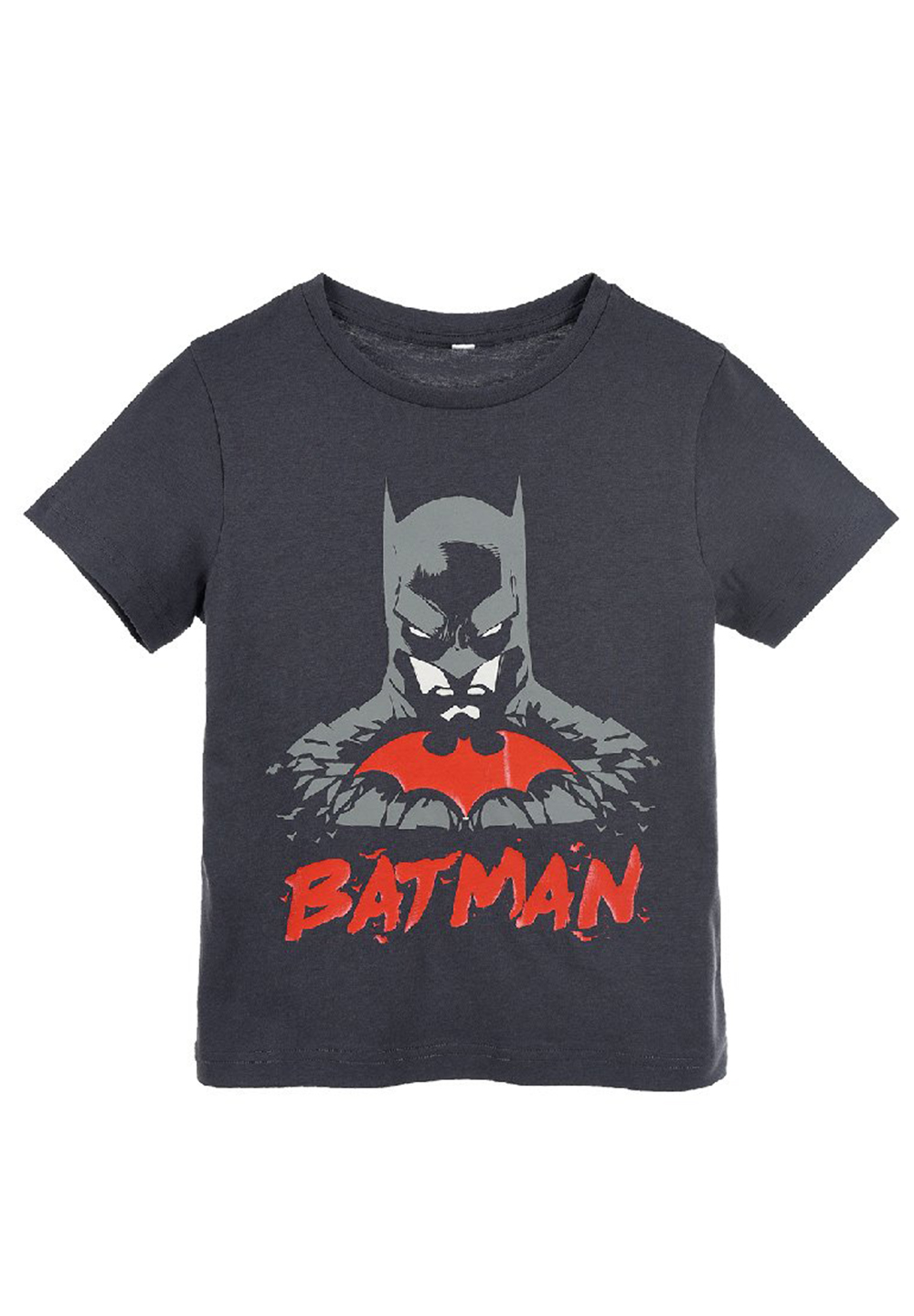DC Batman T-Shirt Kinder Jungen Kurzarm-Shirt Grau