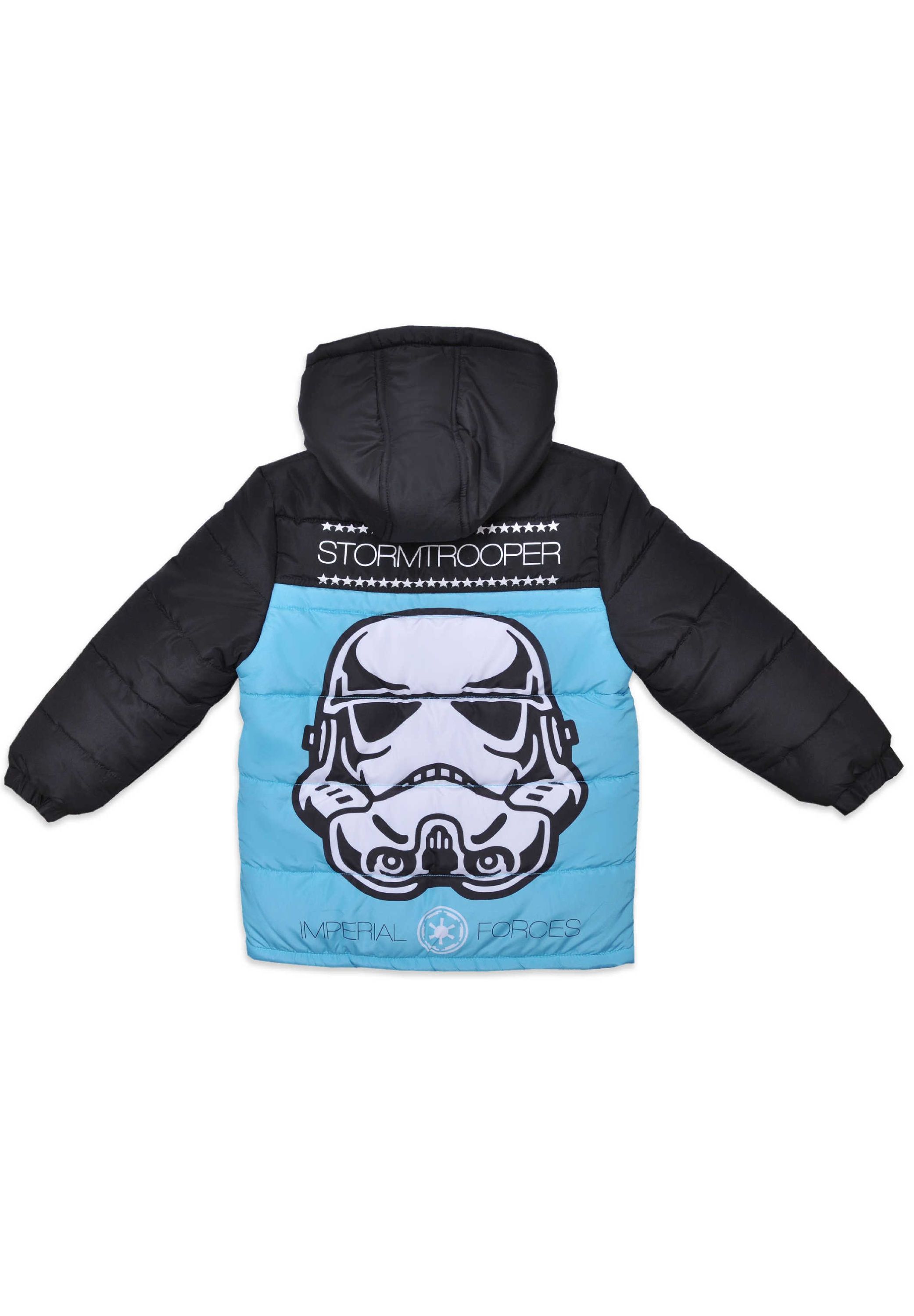 Star Wars Stormtrooper Kinder Jungen Winterjacke Steppjacke mit Kapuze