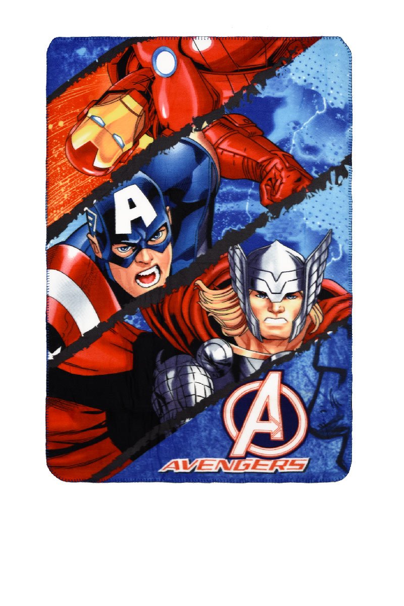 Marvel Avengers Ironman, Captain America und Thor Decke Kuscheldecke
