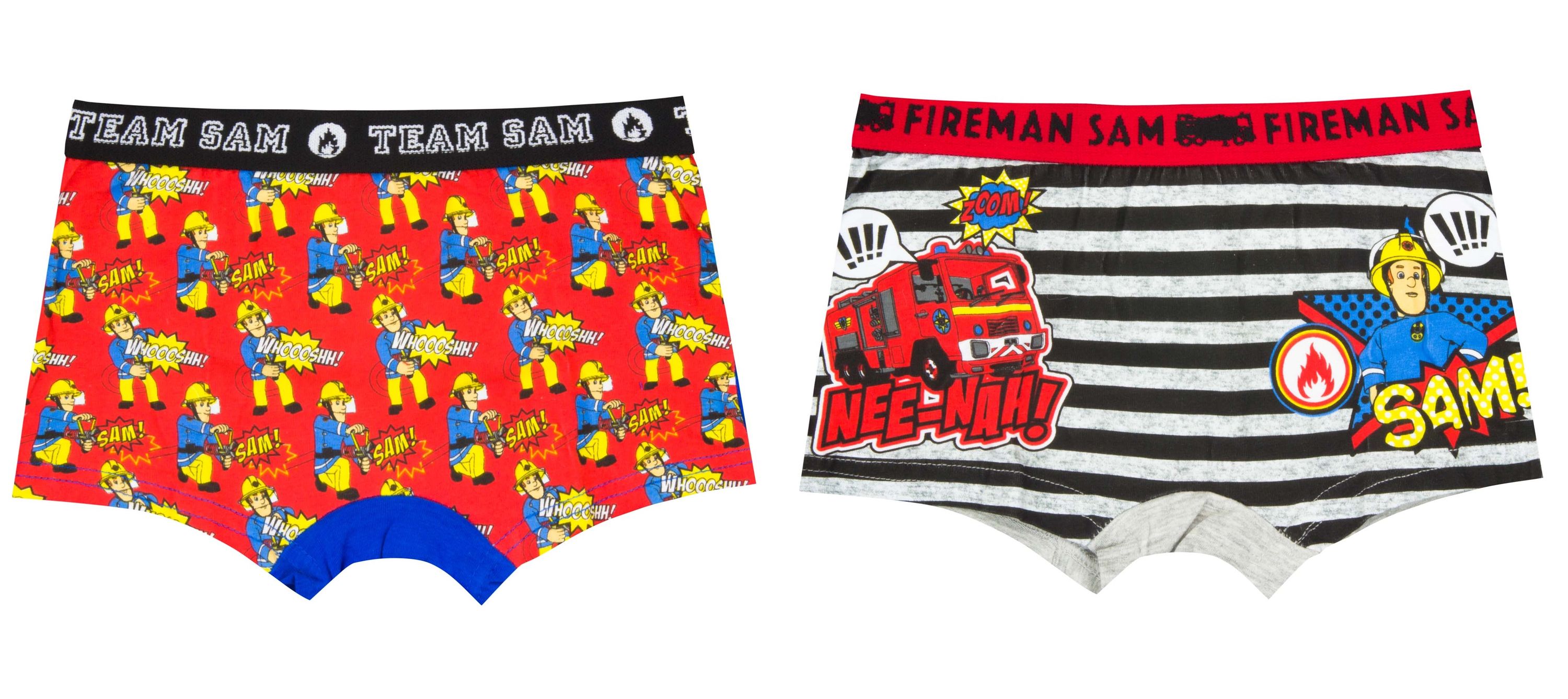Feuerwehrmann Sam Unterhose Boxershort 2er Set