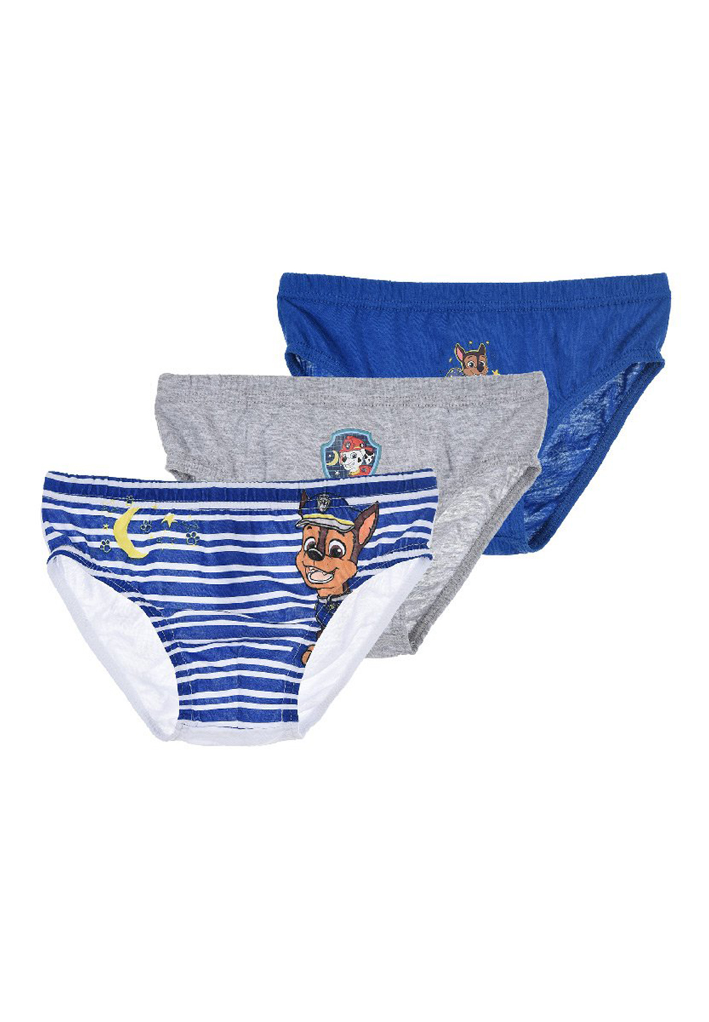 Paw Patrol Chase und Marshall Jungen Kinder Unterhosen Schlüpfer Set 3 tlg.