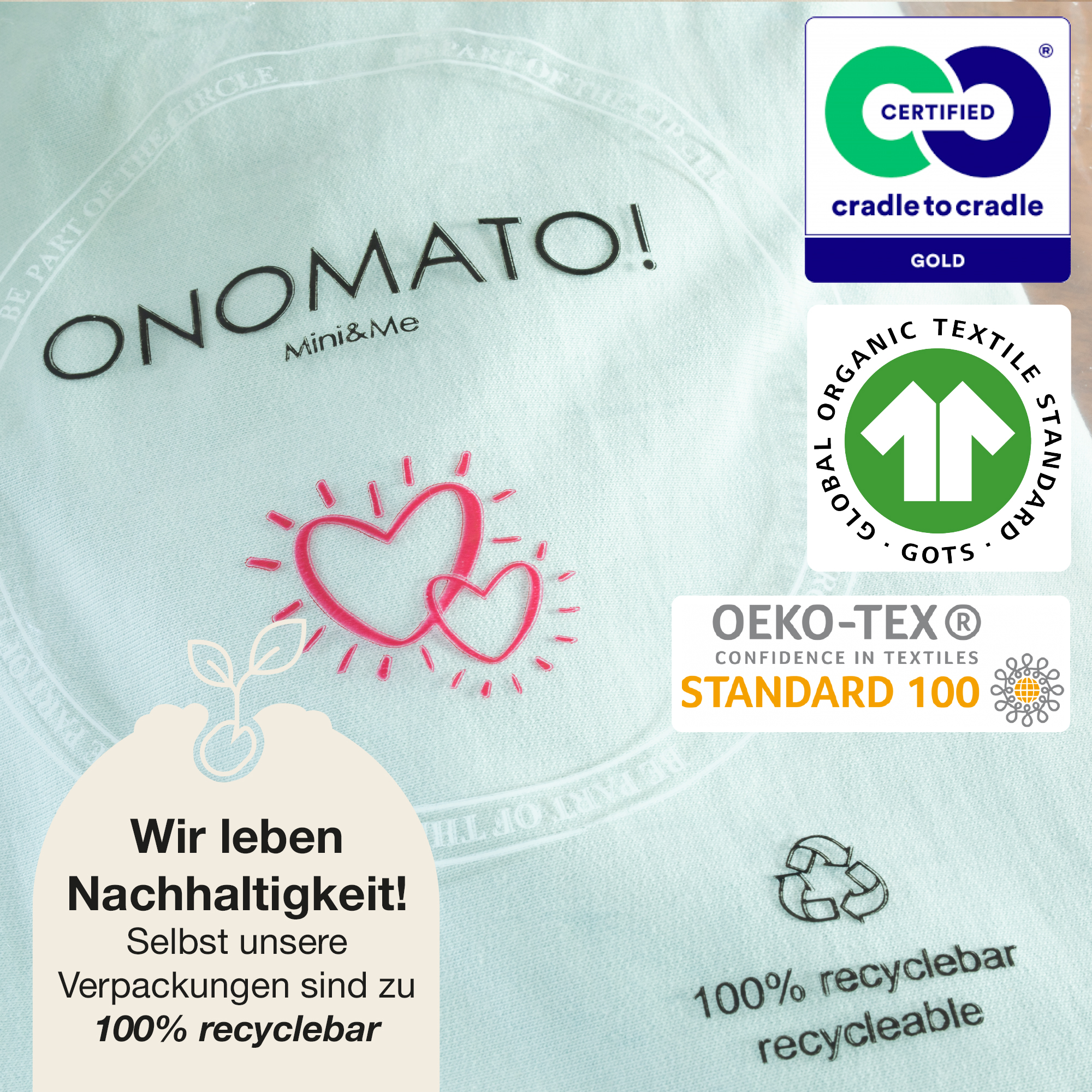 ONOMATO! Jogginghose Sweat-Hose Cradle to Cradle