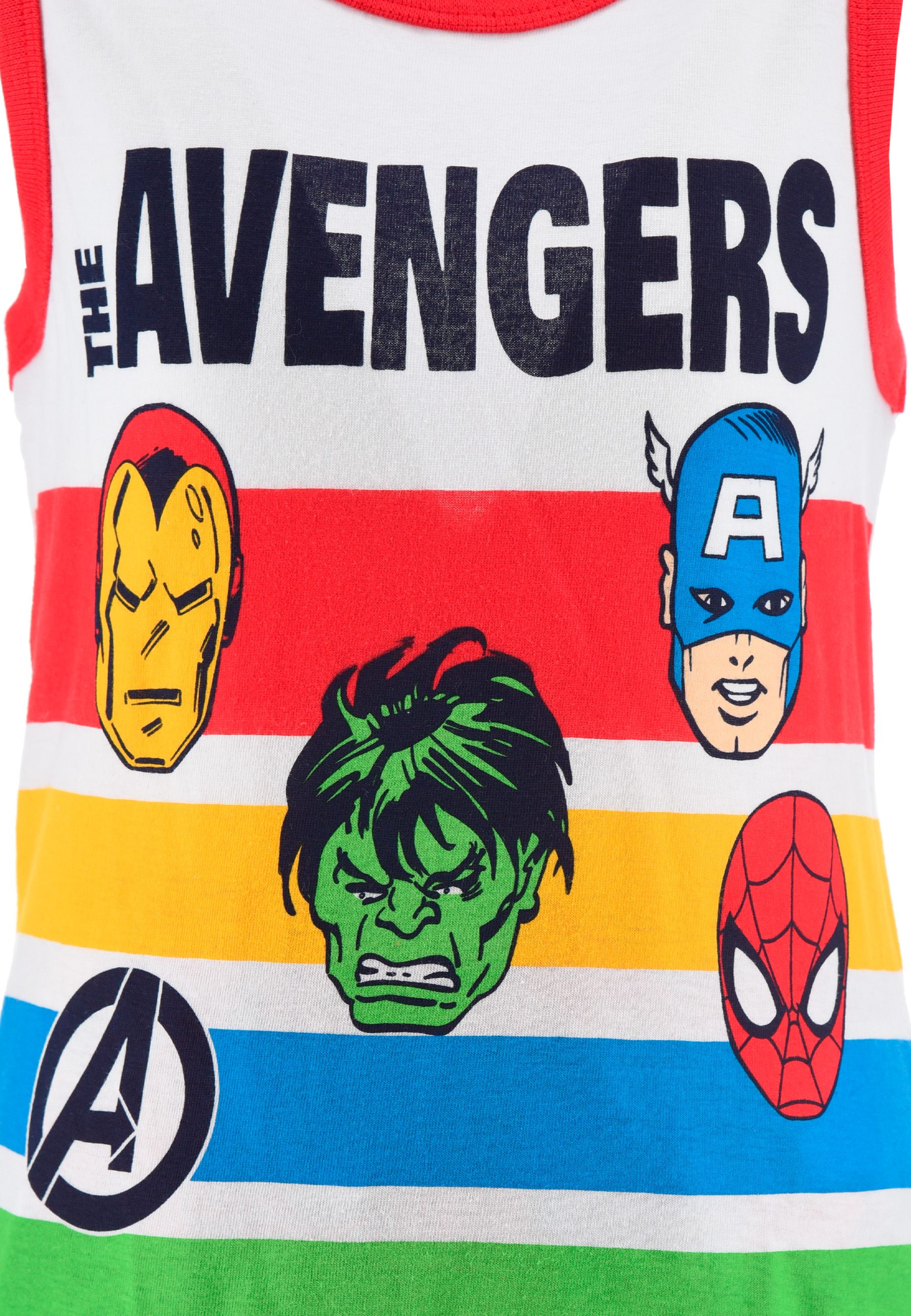 Avengers Jungen Pyjama Kinder Sommer Schlafanzug Kurz Shirt Short 