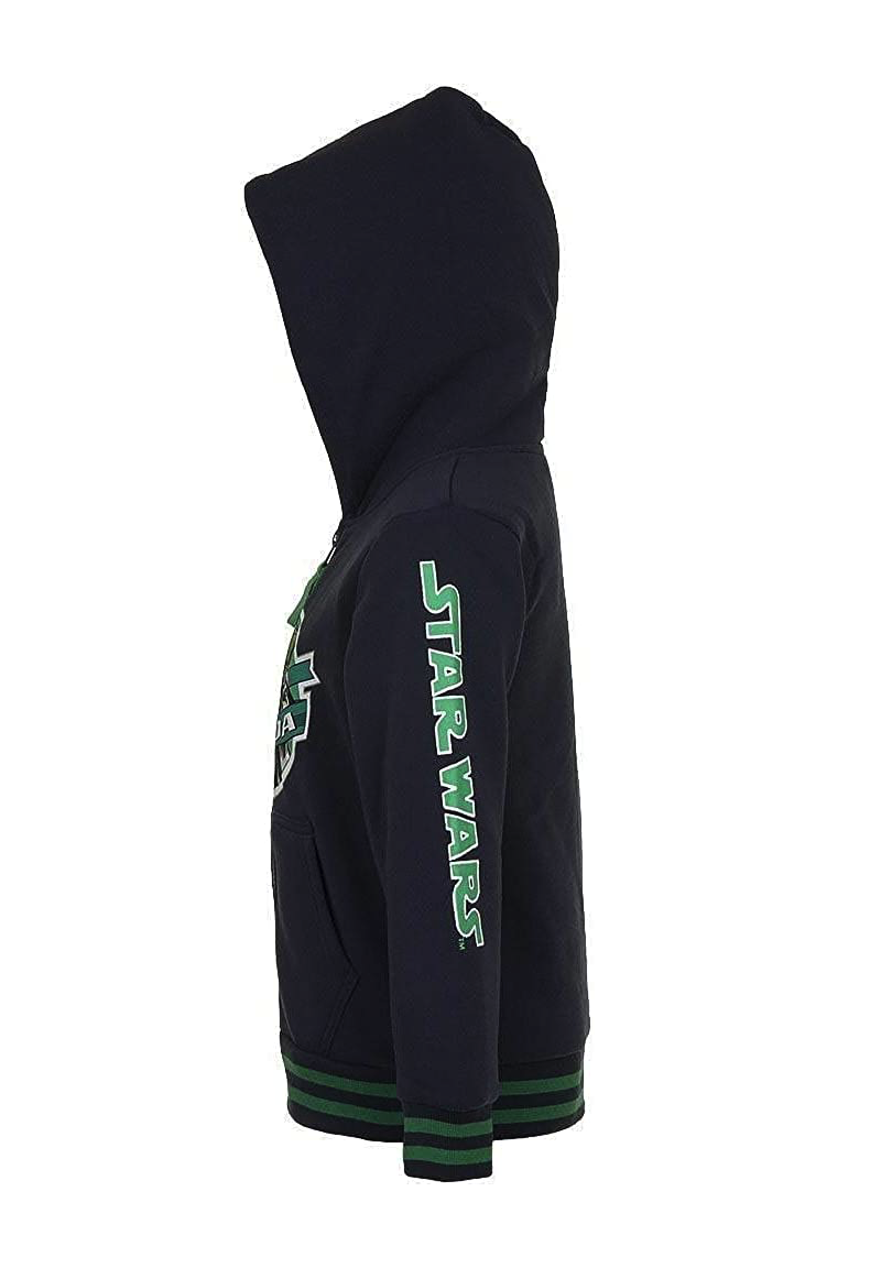 Star Wars Yoda Sweatjacke Pullover-Jacke Hoodie Kapuze Kapuzenjacke Reißverschluss