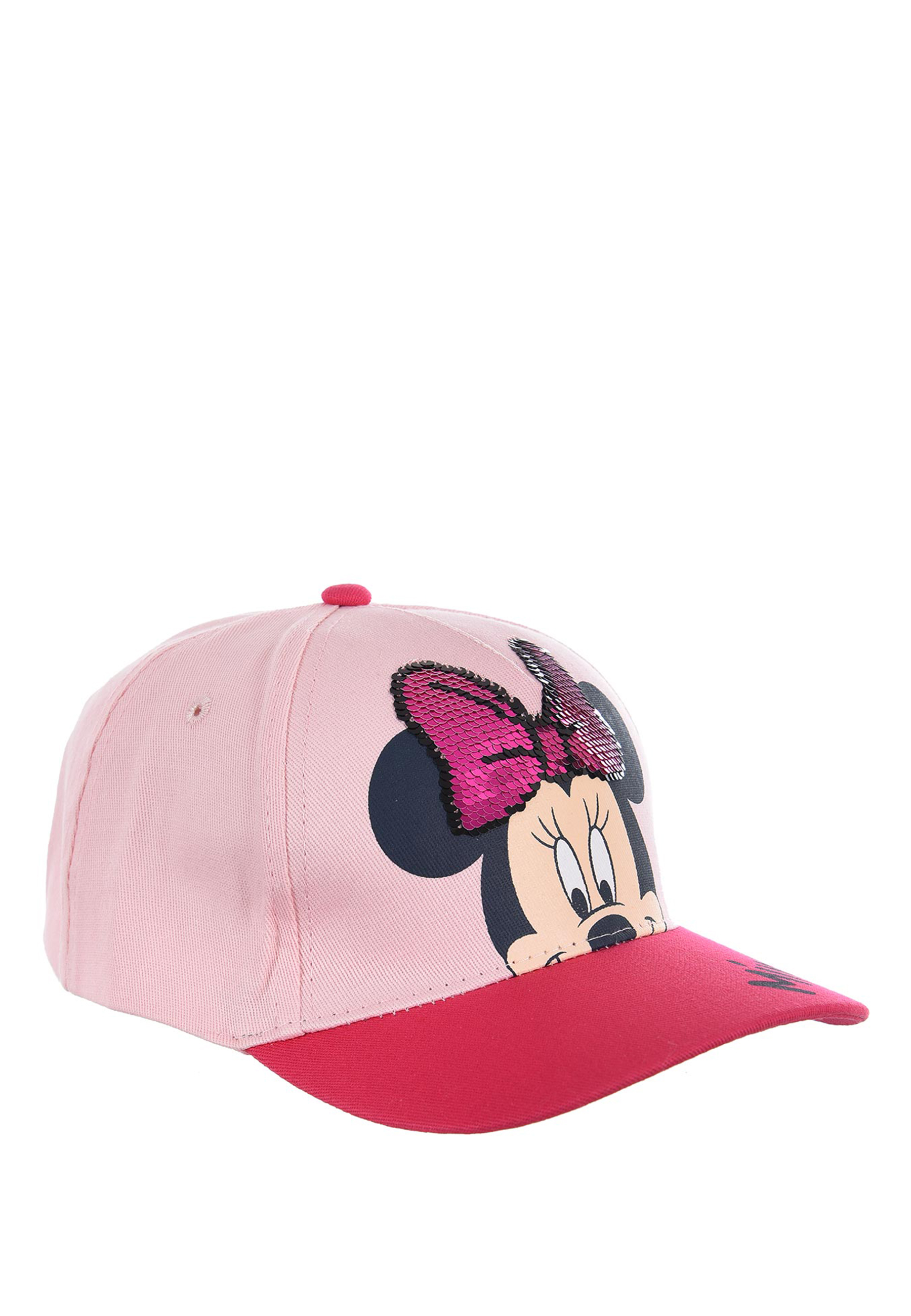 Minnie Mouse Kinder Basecap Mädchen Kappe Sonnenhut Baseball-Cap mit Wende-Pailletten