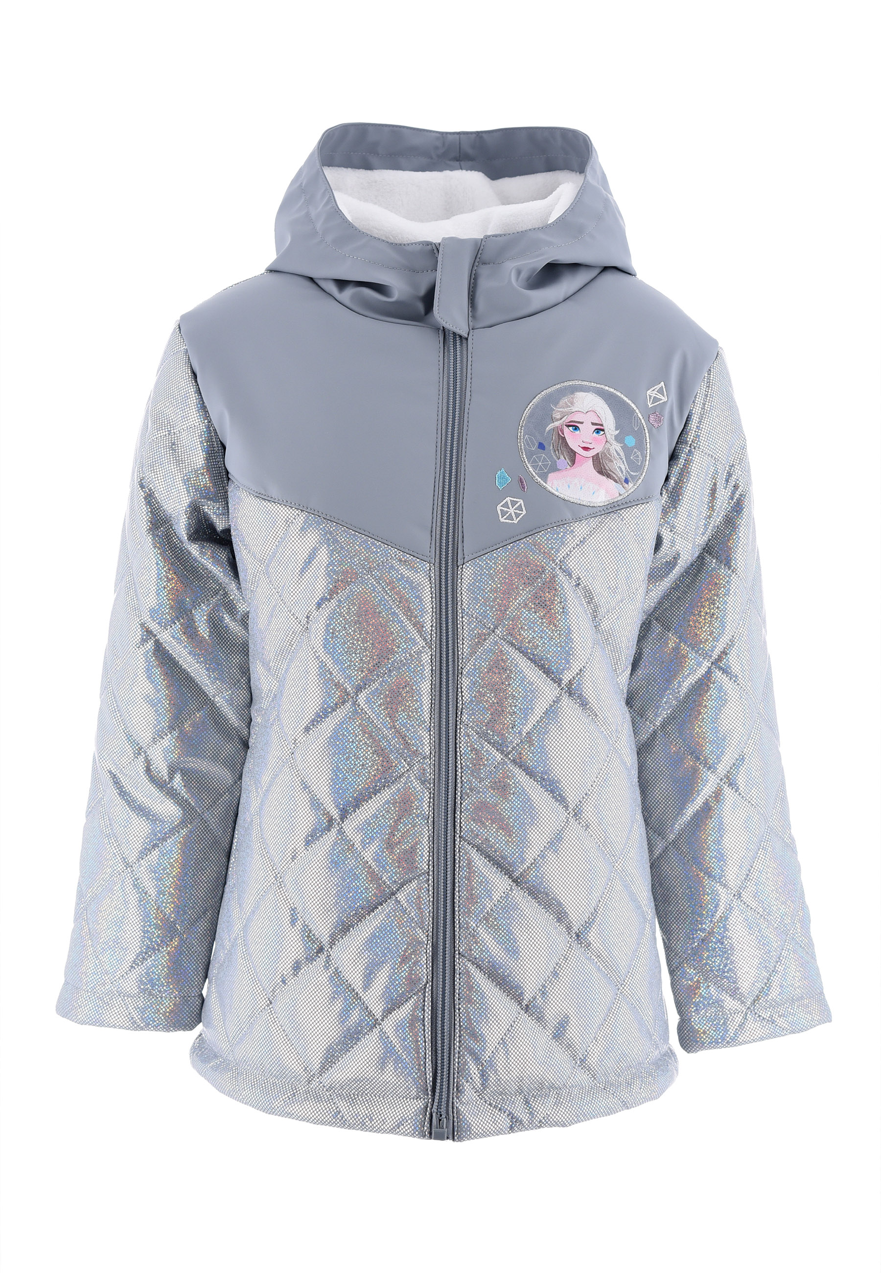 Frozen - Die Eiskönigin Elsa Kinder Mädchen Winterjacke Wintermantel Stepp-Jacke