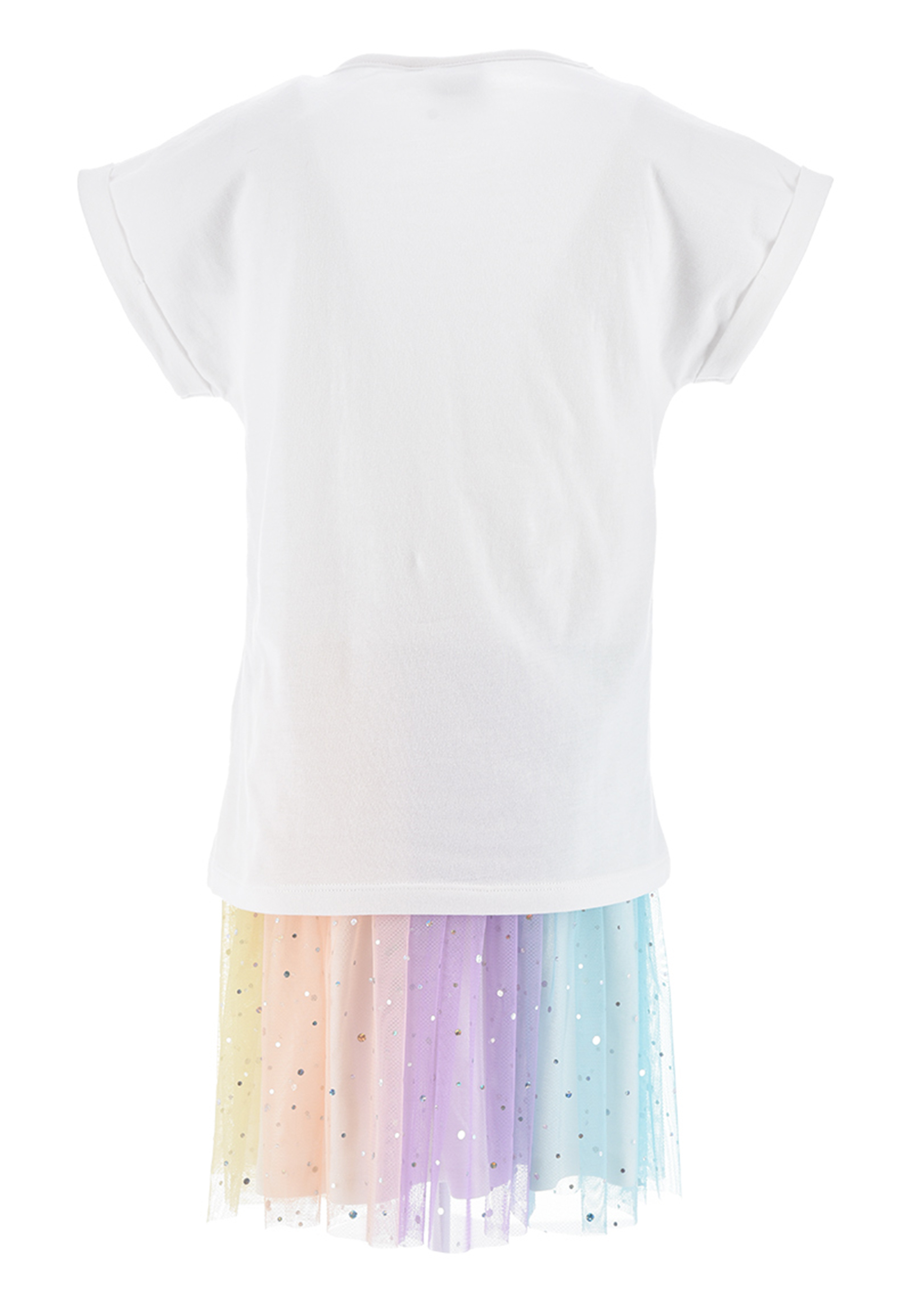 Frozen - Die Eiskönigin Anna und Elsa Sommer-Set Mädchen T-Shirt und Tüll Rock