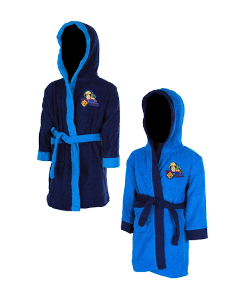 Feuerwehrmann Sam Bademantel Morgenmantel Kinder Jungen