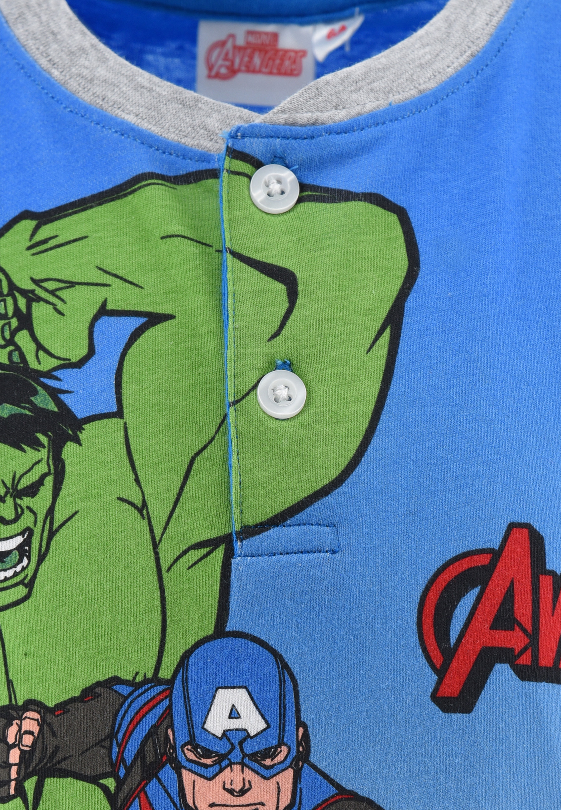 Avengers Kinder Jungen Schlafanzug Shorty Pyjama Kurzarm Shirt u. Shorts 2 tlg.