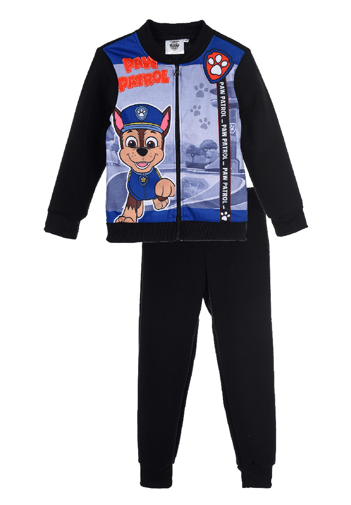 Paw Patrol Kinder Sweat-Jacke mit Jogging-Hose Jogging-Anzug Trainings-Anzug Chase Marshall