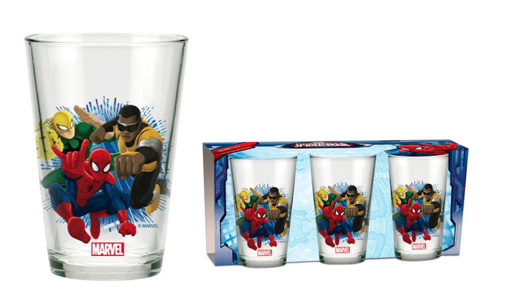 Marvel Spider-Man Glas Gläser 3er Set
