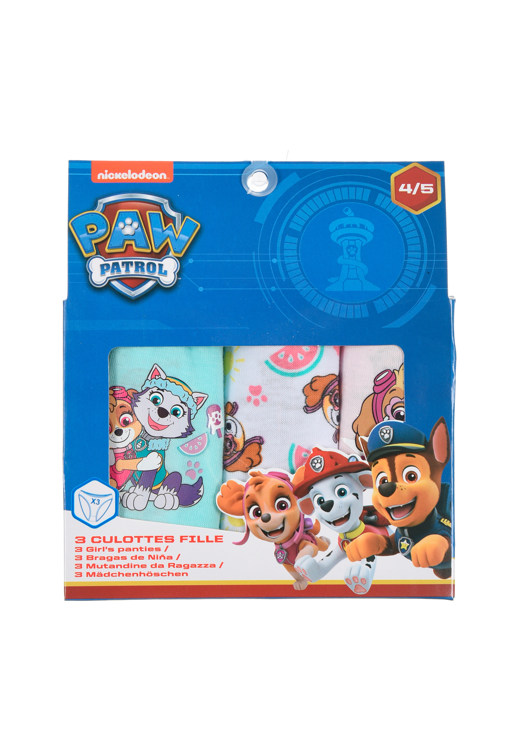 Paw Patrol Girl Kinder Unterhosen Mädchen Schlüpfer Slips 3er Pack Skye Everest