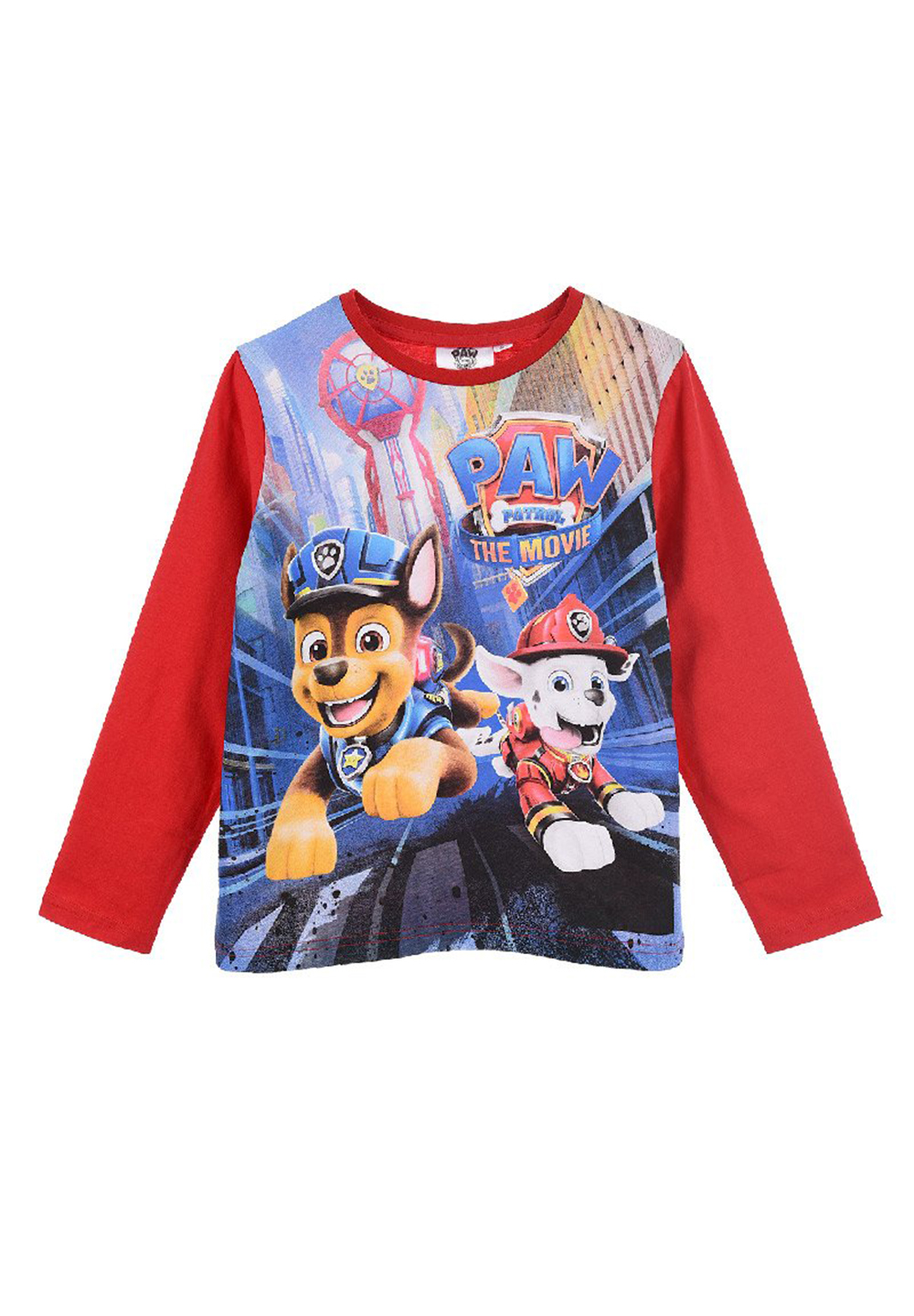 Paw Patrol Kinder Jungen Langarm-Shirt Longsleeve Oberteil Chase Marshall