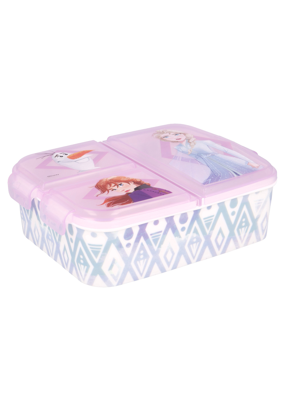 Frozen 2 - Die Eiskönigin II Elements Anna und Elsa Kinder Premium Lunchbox Brotdose Frühstücks-Box Vesper-Dose mit 3 Fächern