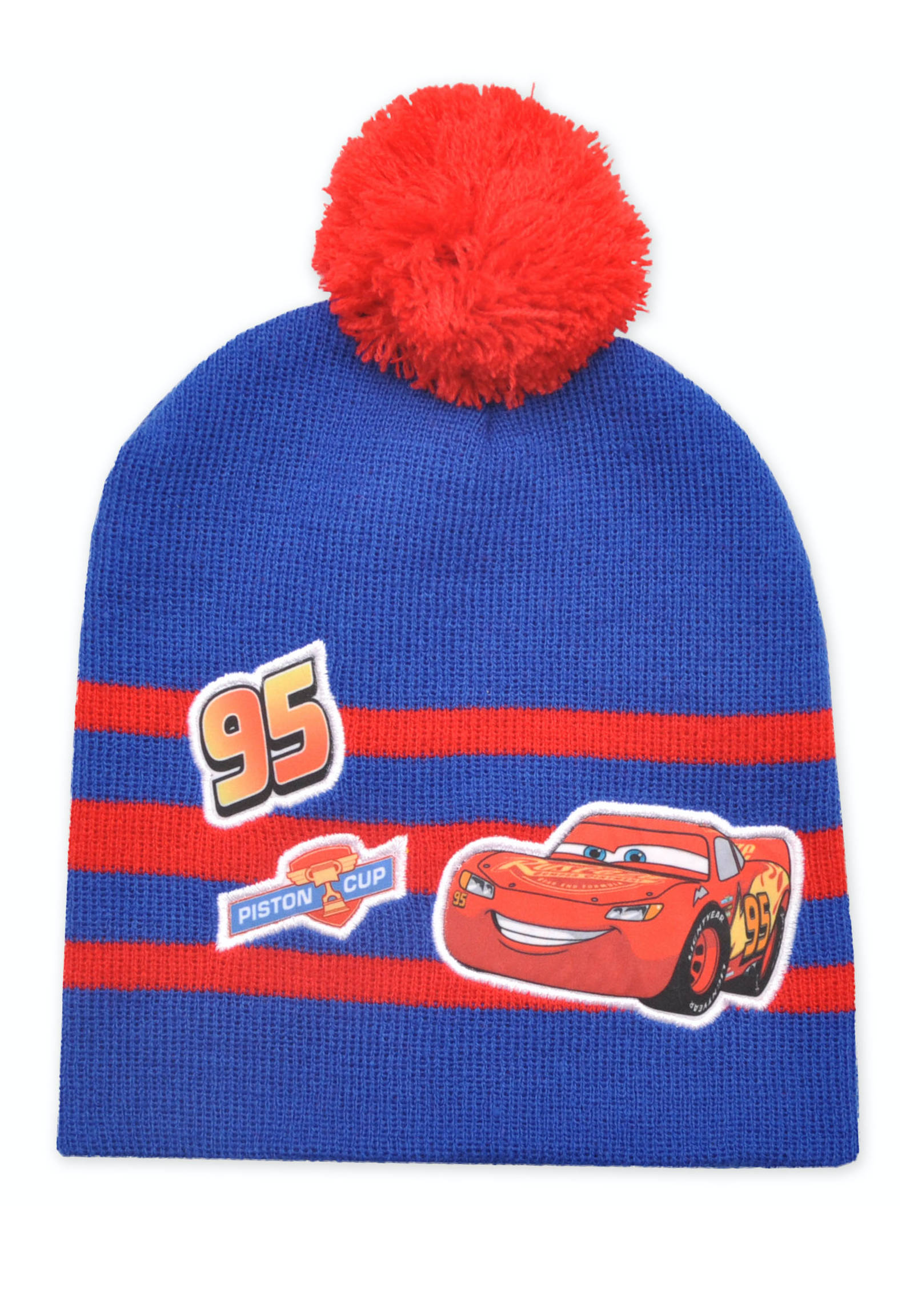 Cars Jungen Kinder Winter-Mütze Bommelmütze