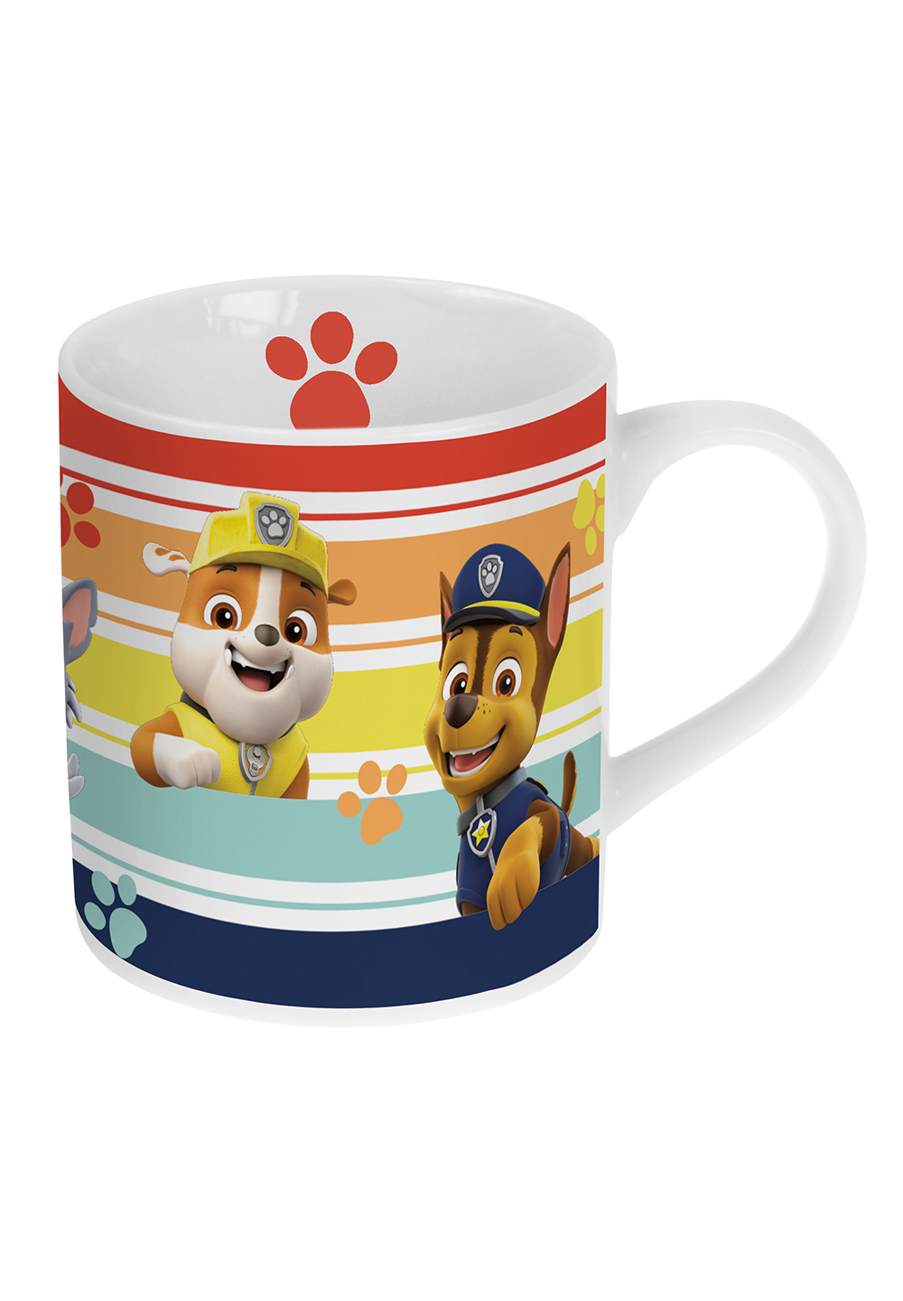 Paw Patrol Kinder-Becher Jungen Tasse im Geschenkkarton Chase, Marshall, Rubble und Rocky