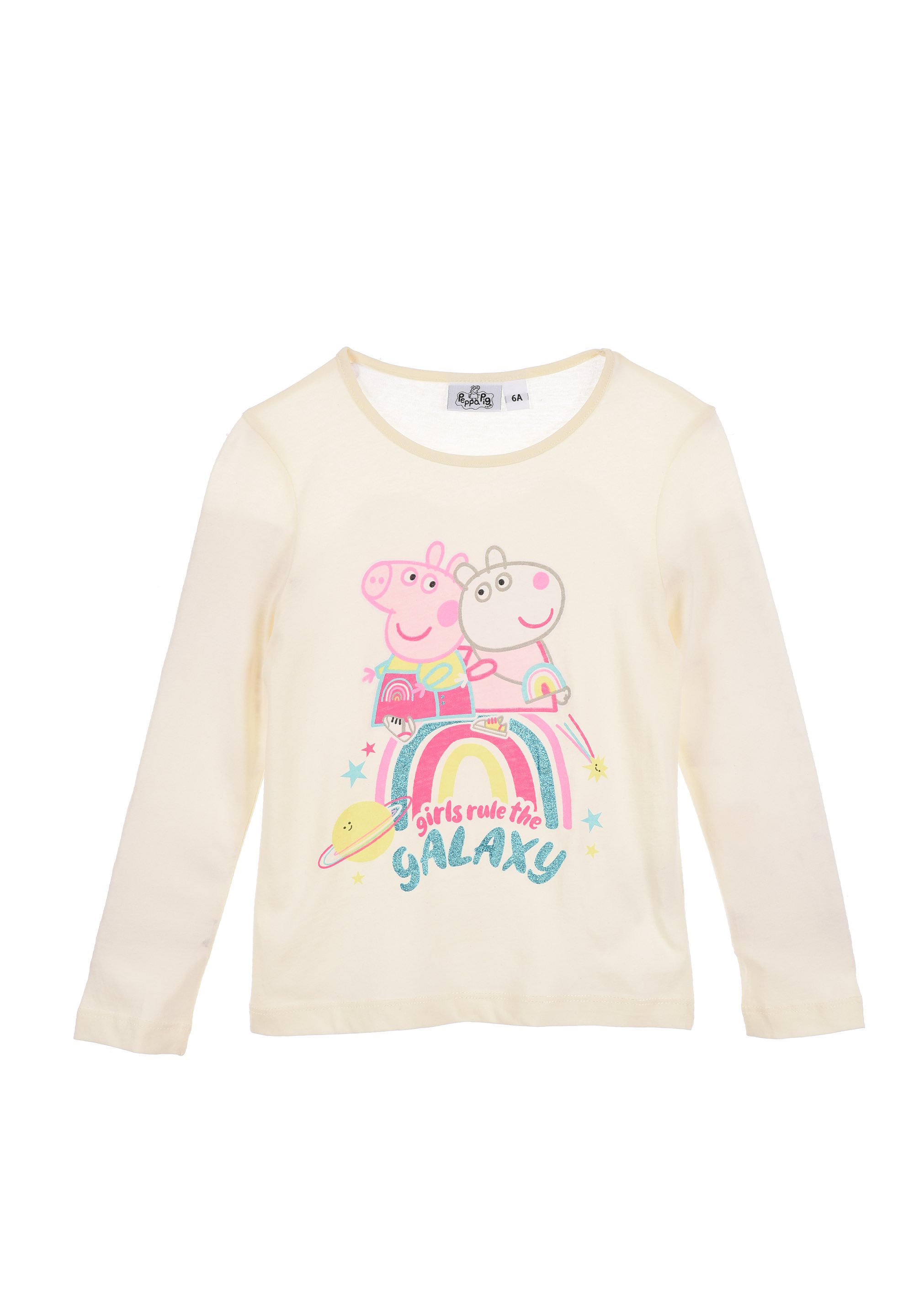 Peppa Wutz Pig Kinder Langarm-Shirt Longsleeve Mädchen Oberteil