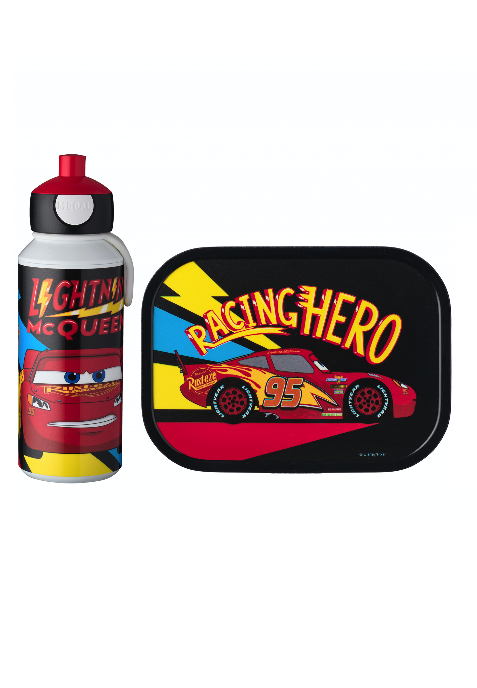 Cars Lunch-Set Trinkflasche und Brotdose 2 Fächer