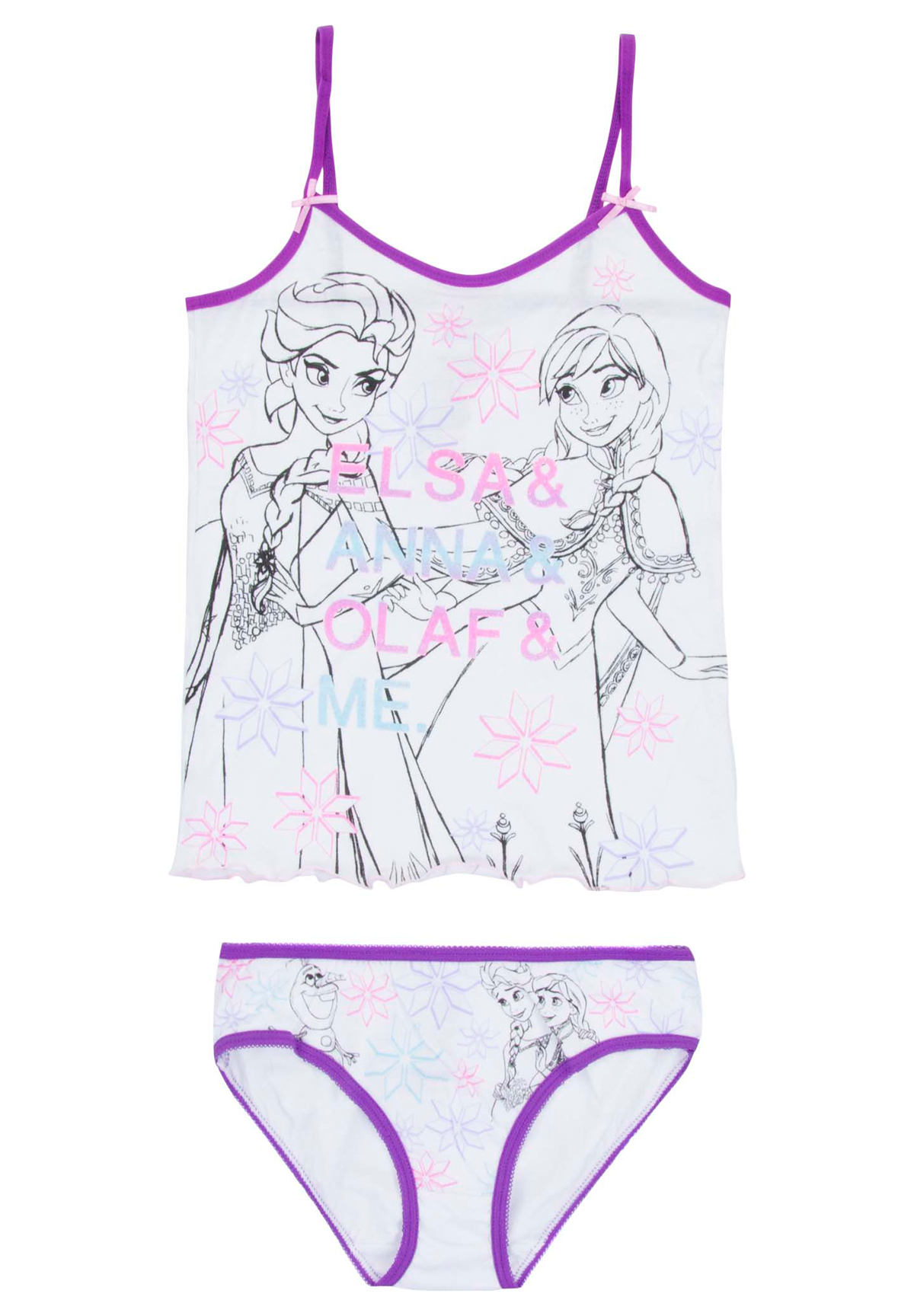 Frozen 2 - Die Eiskönigin Unterwäsche-Set Unterhemd + Unterhose 3 tlg.