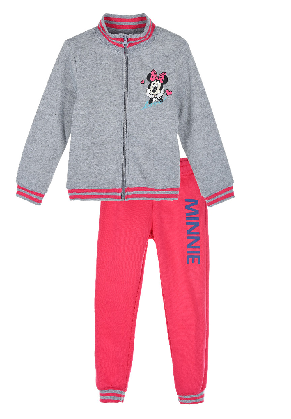 Minnie Mouse Jogging-Anzug Sweat-Jacke mit Jogging-Hose Trainings-Anzug 
