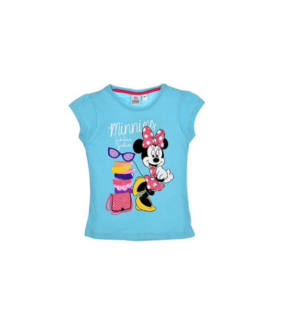 Disney Minnie Mouse Mädchen Kinder T-Shirt Türkis