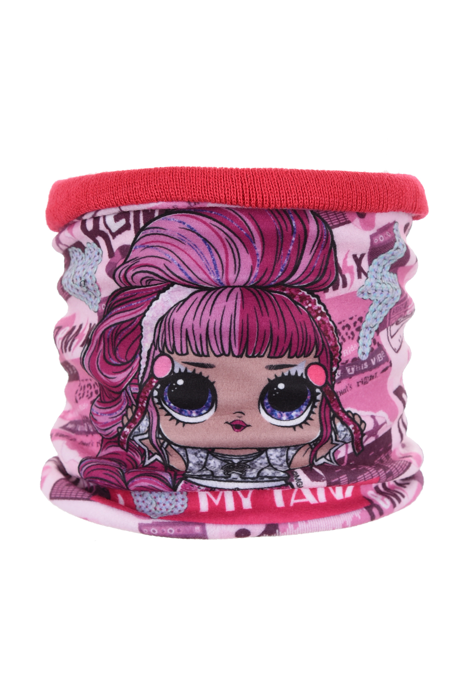 L.O.L. Surprise! Kinder Mädchen Winter-Set 3-tlg. Mütze, Schal und Handschuhe