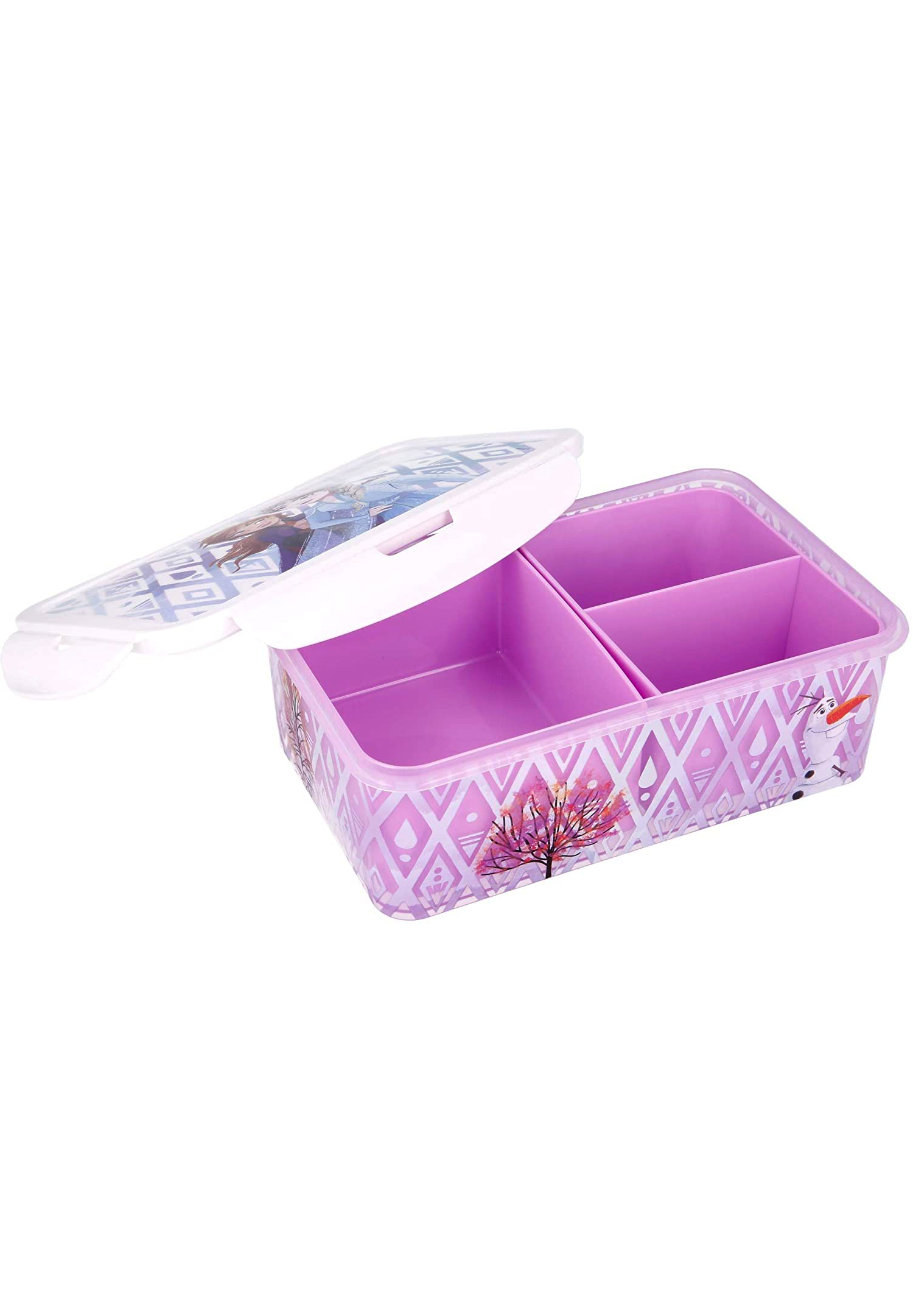 Frozen - Eiskönigin Lunch-Set Tritan-Trinkflasche 530 ml + Brotdose Frühstücks-Set 