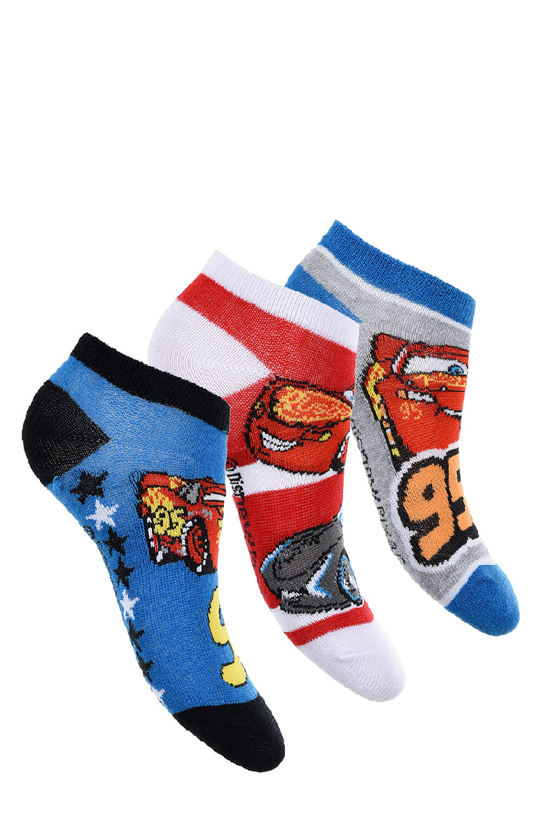 Cars Lightning McQueen Jungen Sneaker Socken Strümpfe 6 Paar Set für Kinder 