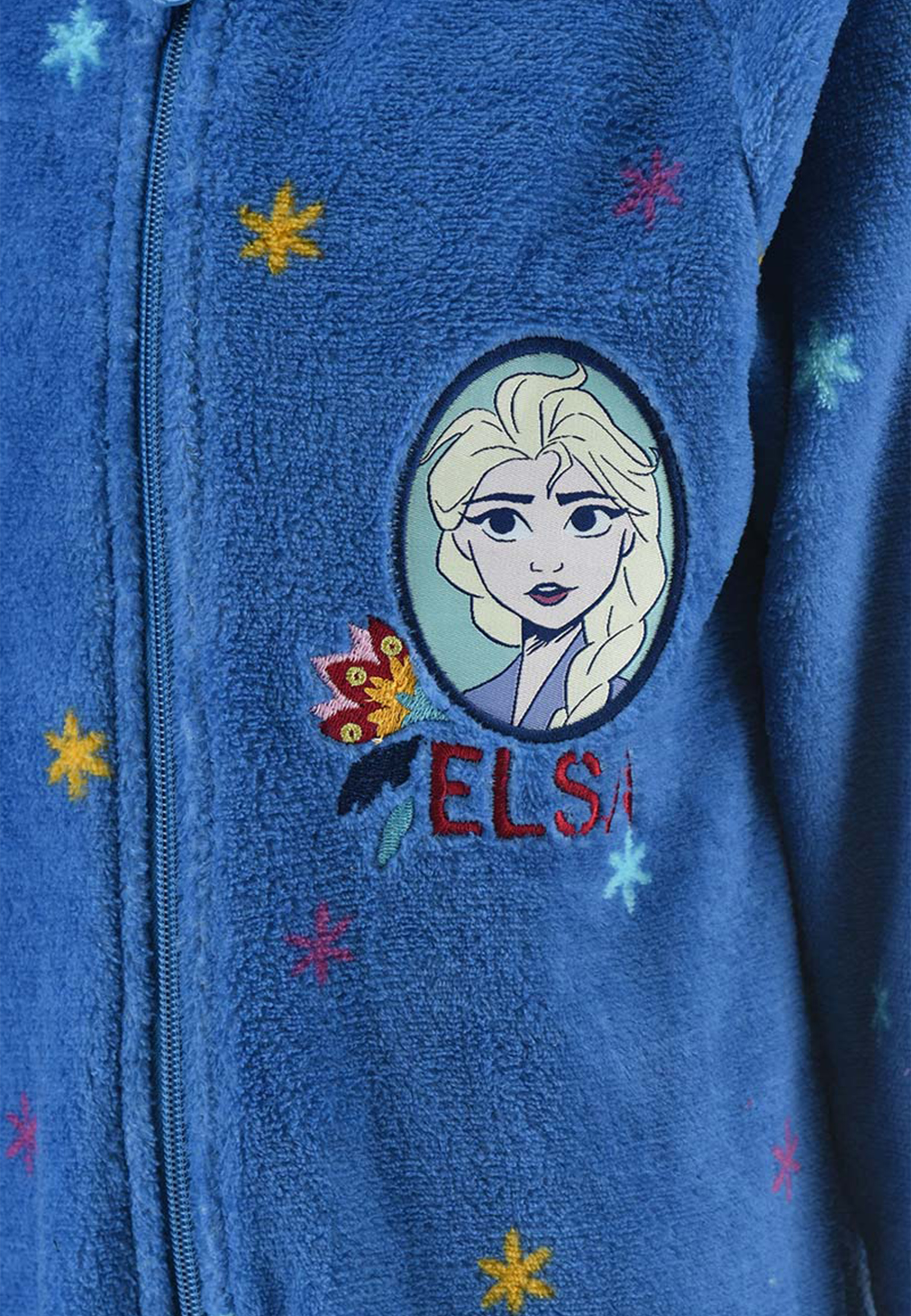 Frozen - Die Eiskönigin Mädchen Schlafanzug Kinder Pyjama Overall Jumpsuit Elsa