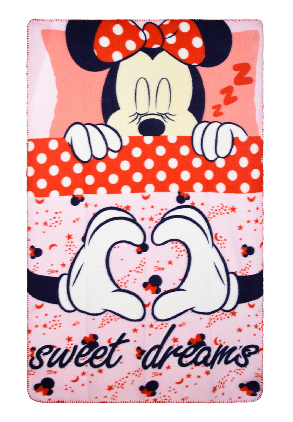 Minnie Mouse Kinder Fleece-Decke Kuscheldecke 100 x 150 cm