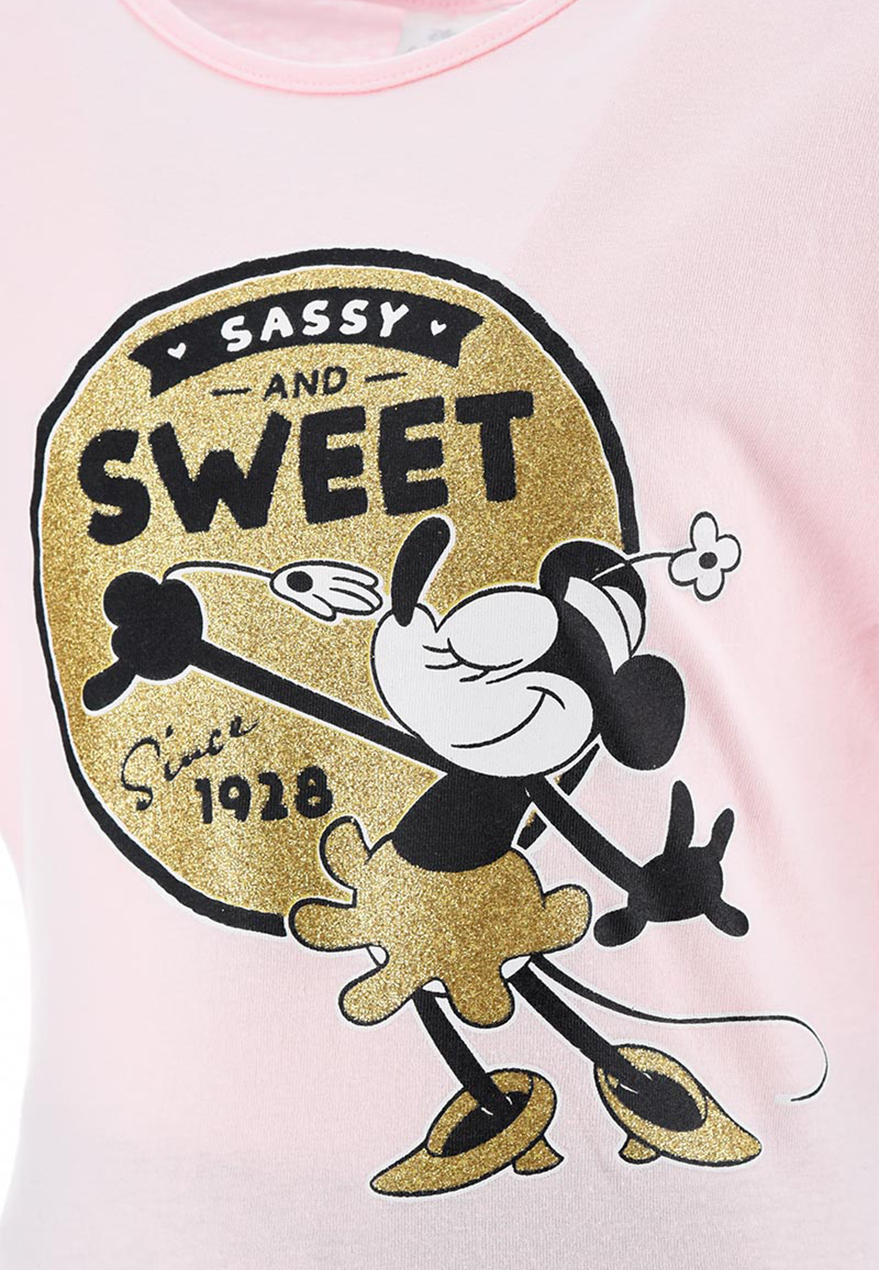 Minnie Mouse Retro T-Shirt und Short Kurze Hose Sommer-Set