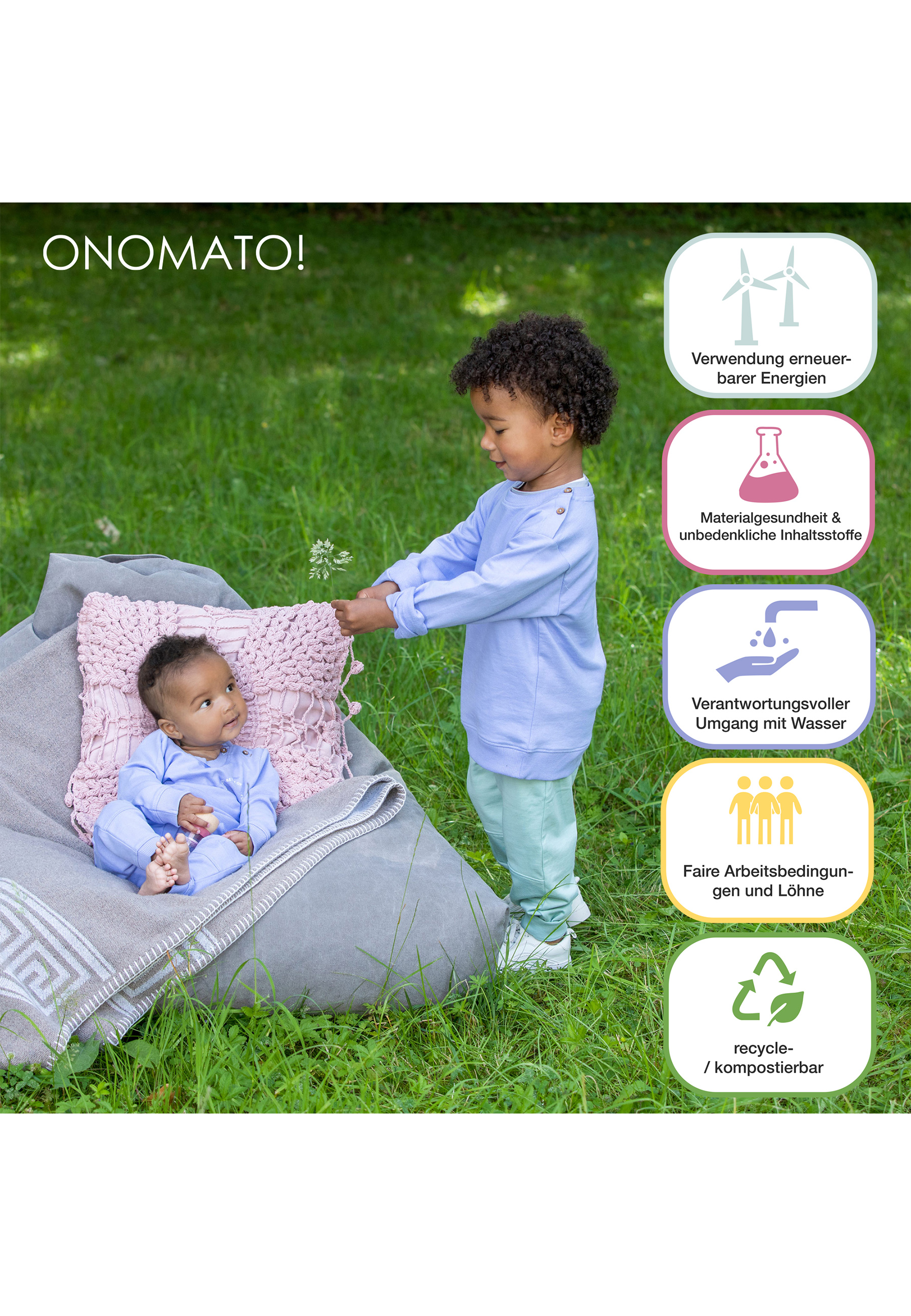 ONOMATO! Baby Jogginghose Sweat-Hose Cradle to Cradle