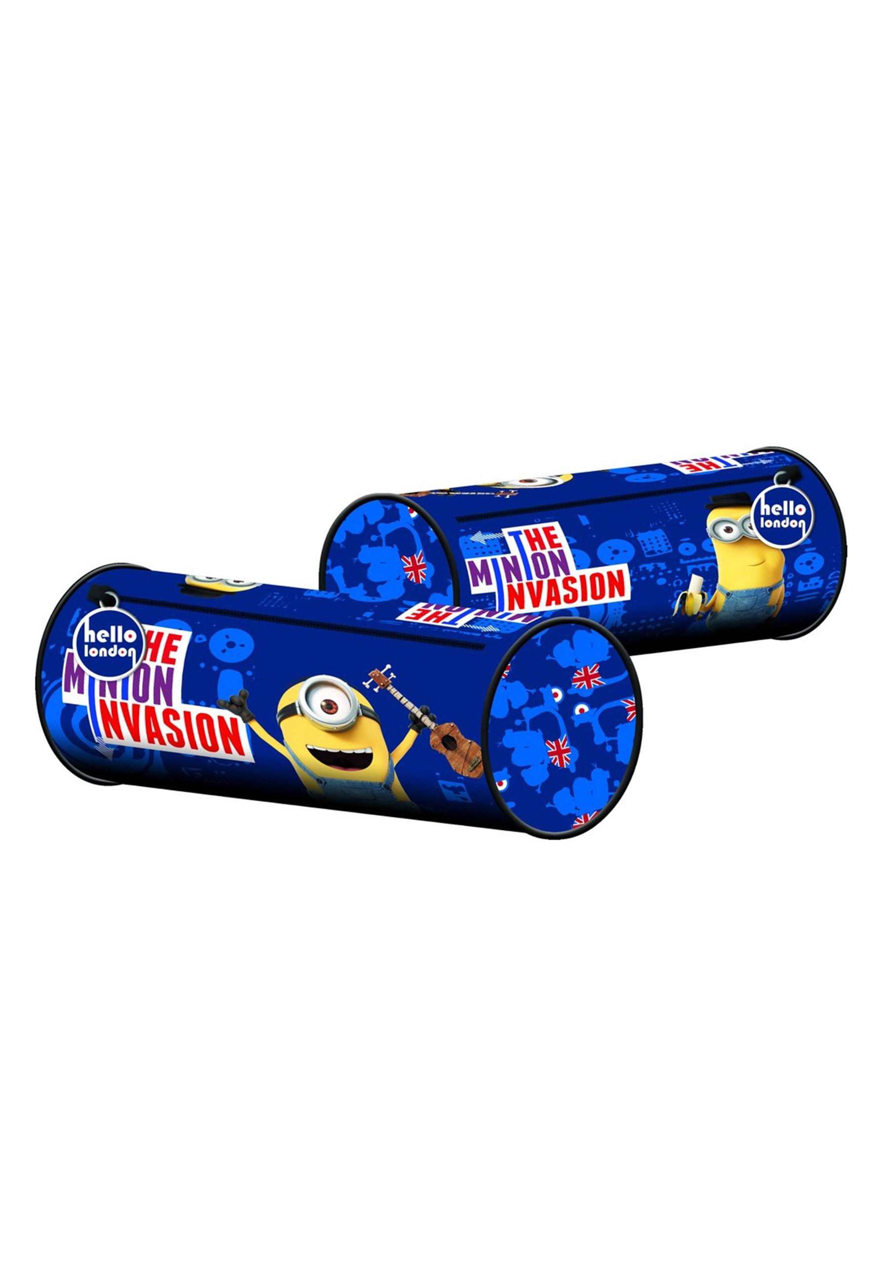 Minions Schlamperrolle Federmäppchen Etui Blau