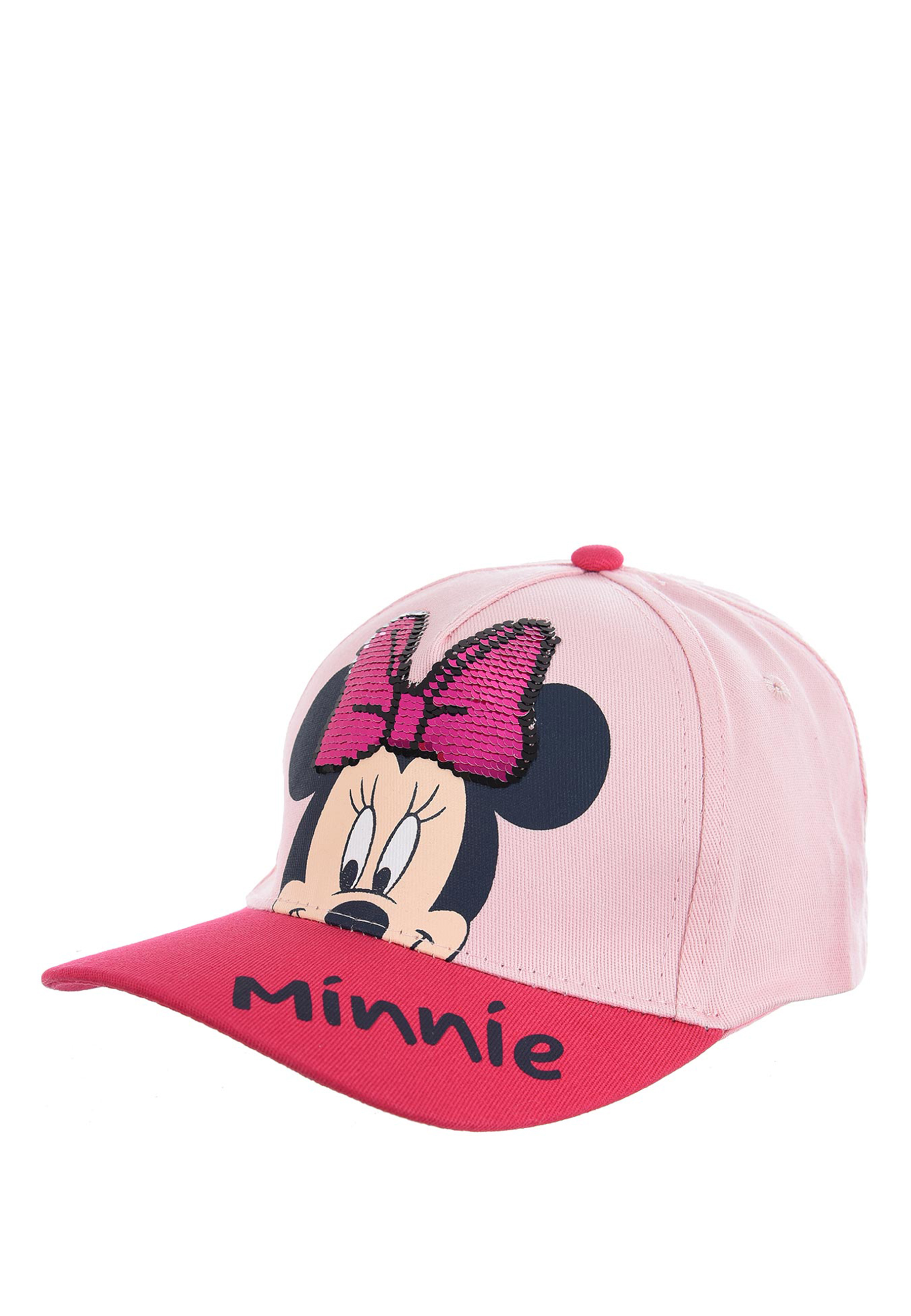 Minnie Mouse Kinder Basecap Mädchen Kappe Sonnenhut Baseball-Cap mit Wende-Pailletten