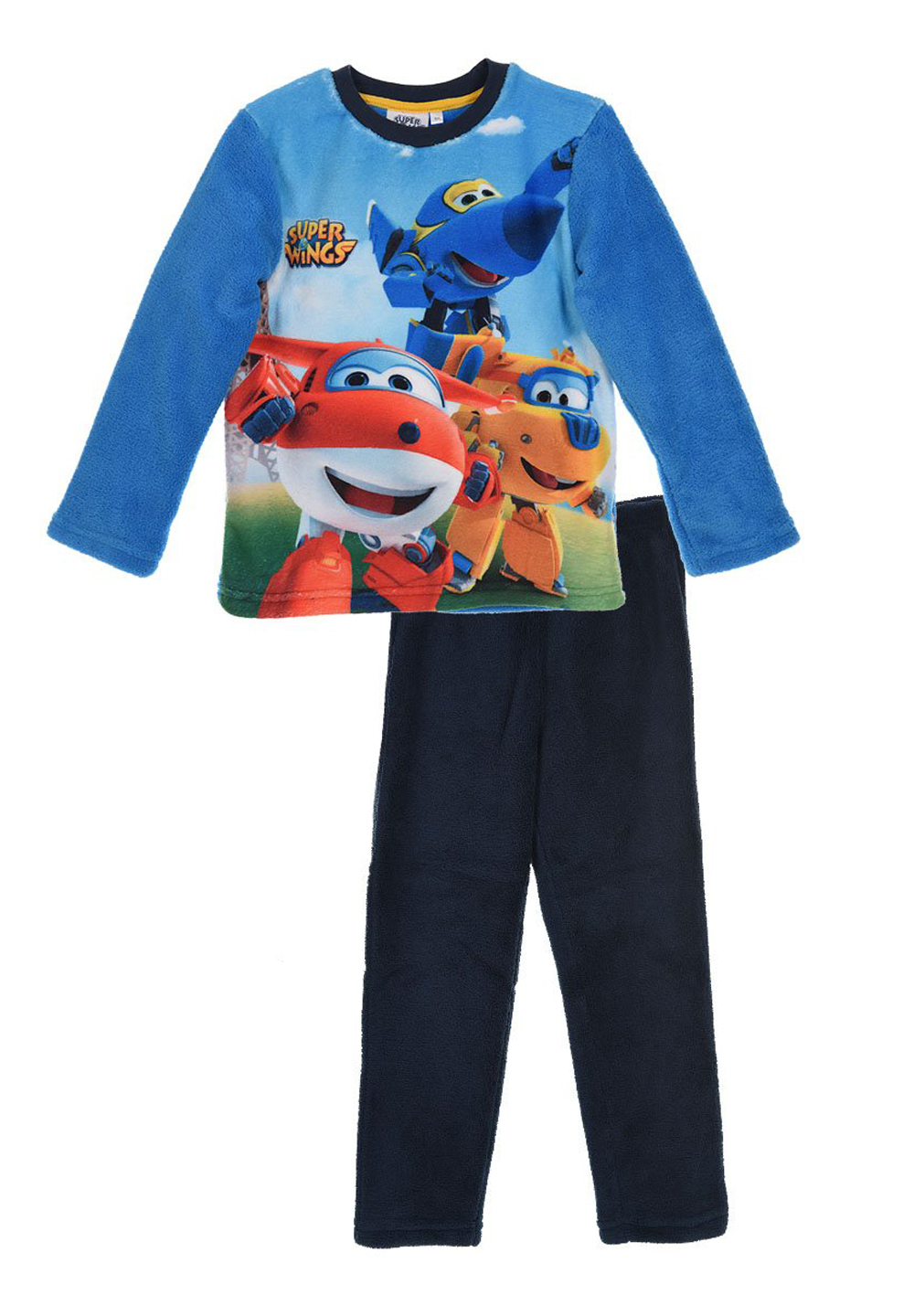 Super Wings Schlafanzug Langarm Pyjama-Set Kinder Jungen