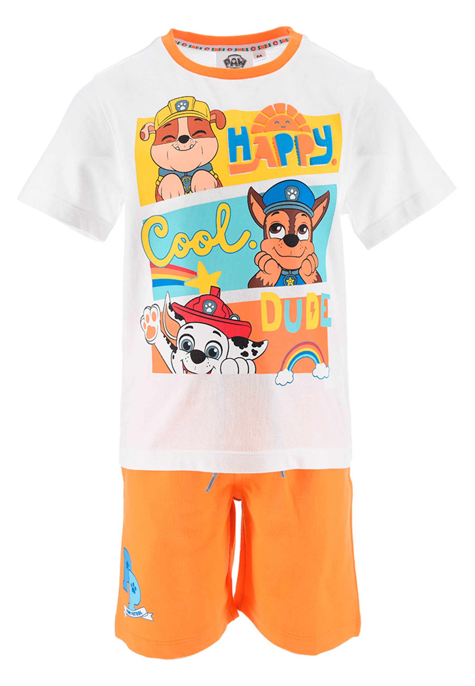 Paw Patrol Marshall Chase & Rubble Kinder Sommer-Set Jungen T-Shirt und Shorts kurze Hose Set