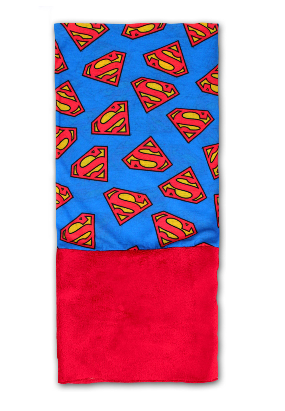 DC Superman Kinder Schal Schlauchschal Snood Bandana Rot