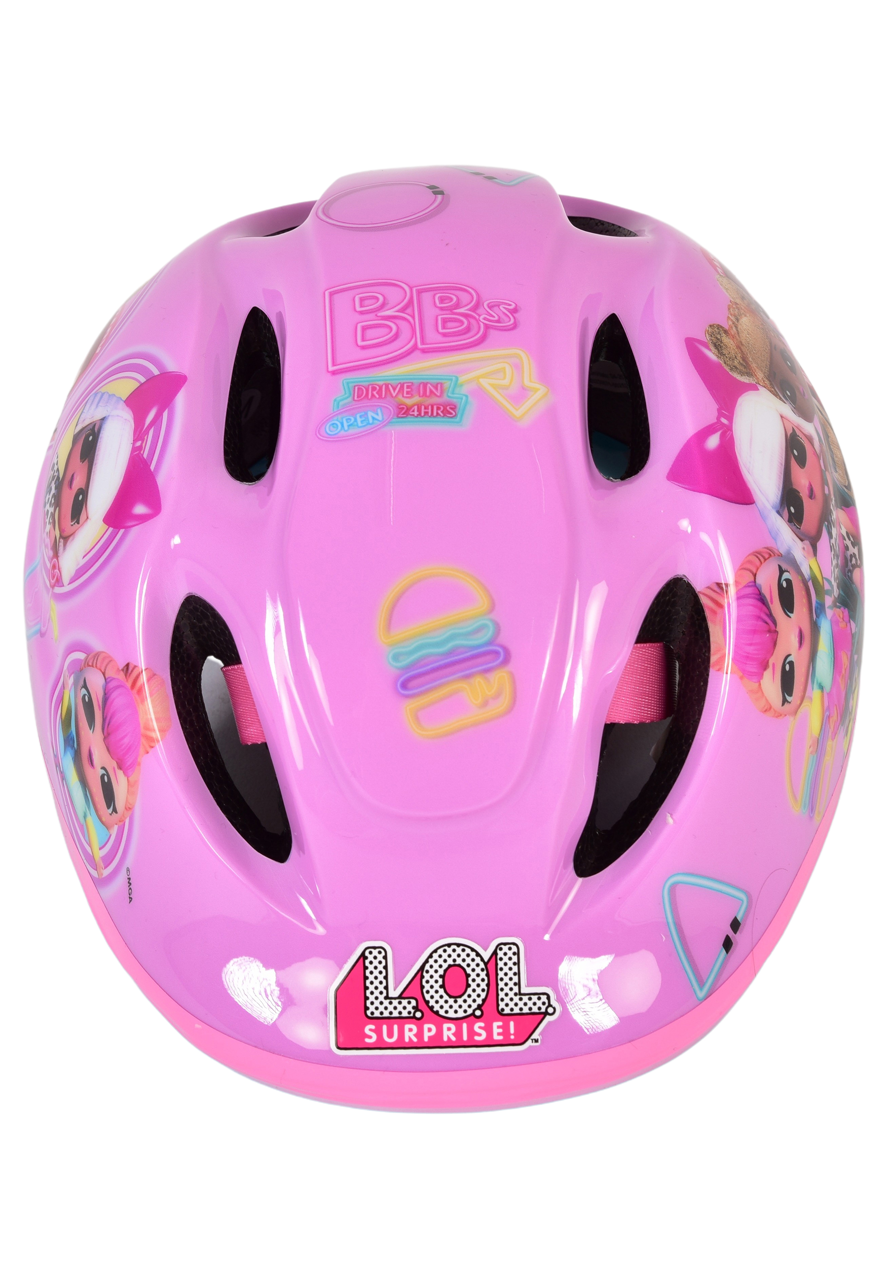 L.O.L. Surprise! Kinder Mädchen Fahrrad-Helm Deluxe Gr. 52-56 cm TÜV/GS  