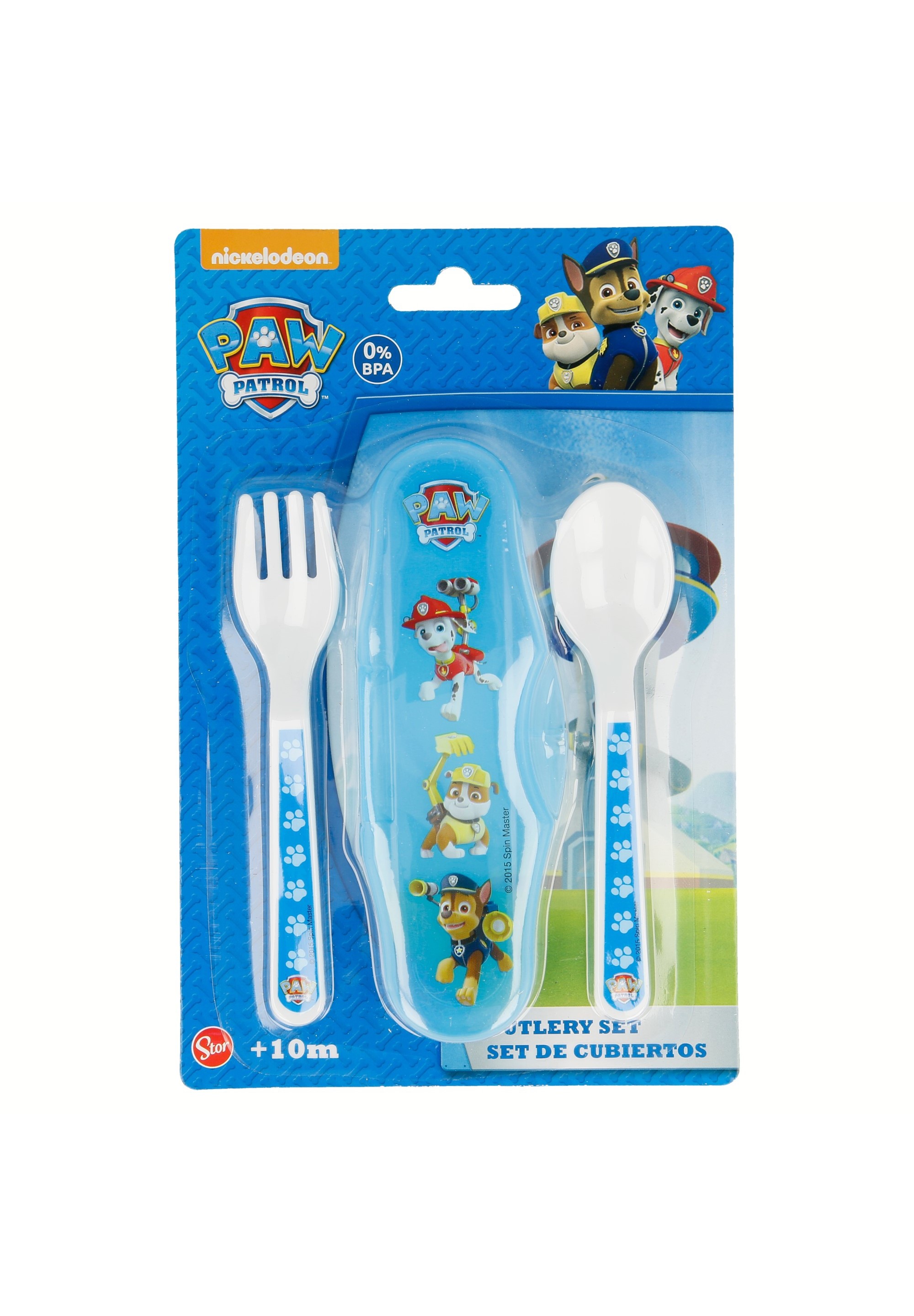 Paw Patrol Besteck Set Gabel, Löffel und Aufbewahrung 