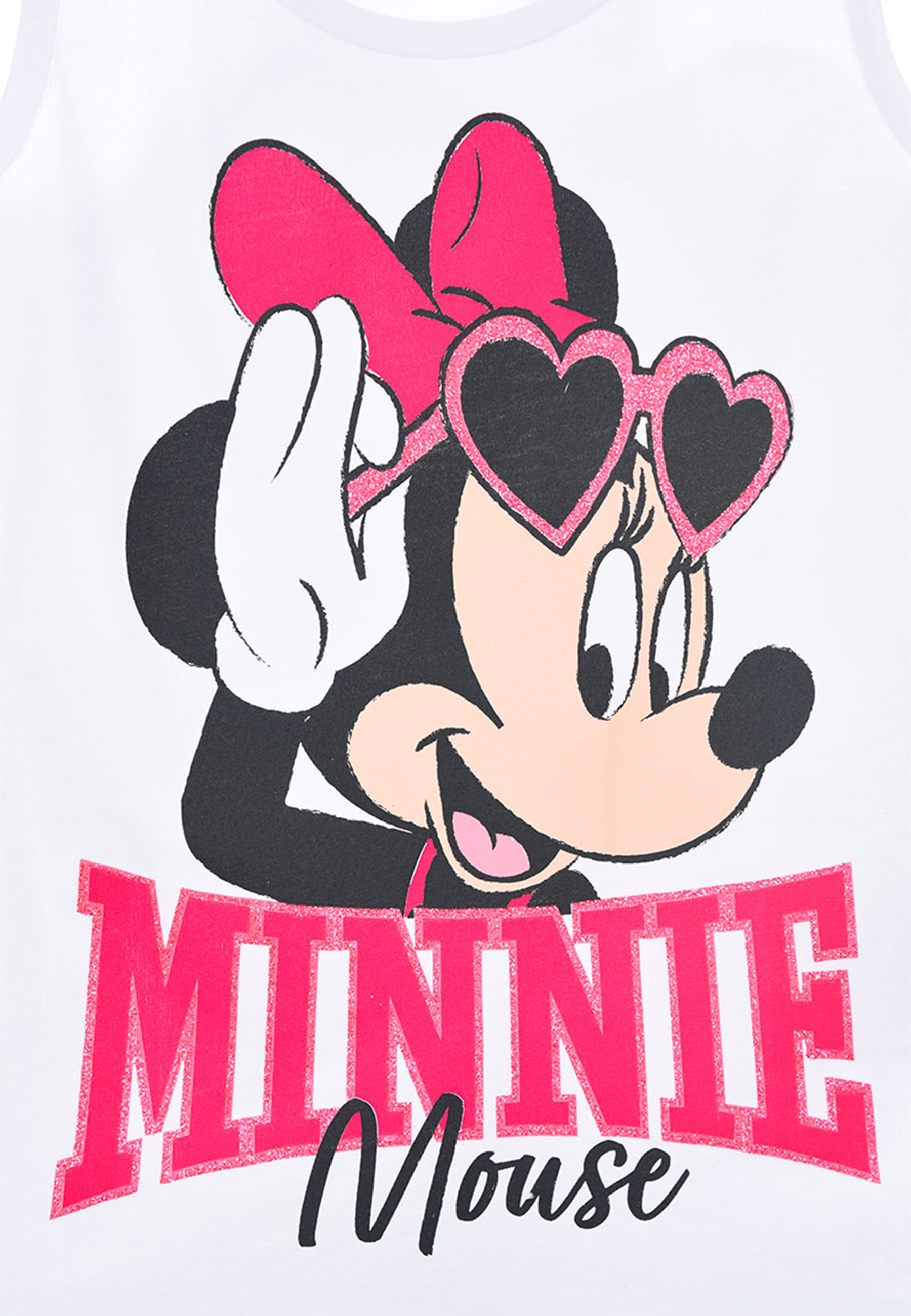 Minnie Mouse Mädchen Shirt Sommer Top Kinder Träger-Shirt