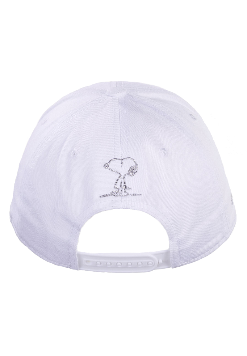Snoopy Peanuts Baseball-Cap Kappe Capy Mütze Sommer-Hut Weiß