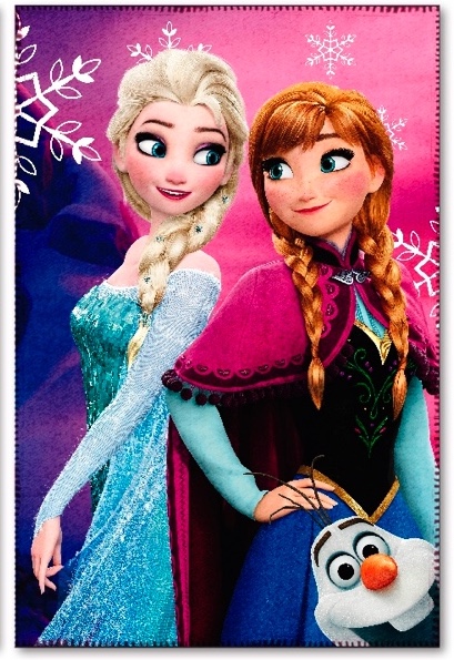Disney Frozen Die Eiskönigin Fleecedecke 150 x 100 cm Lila