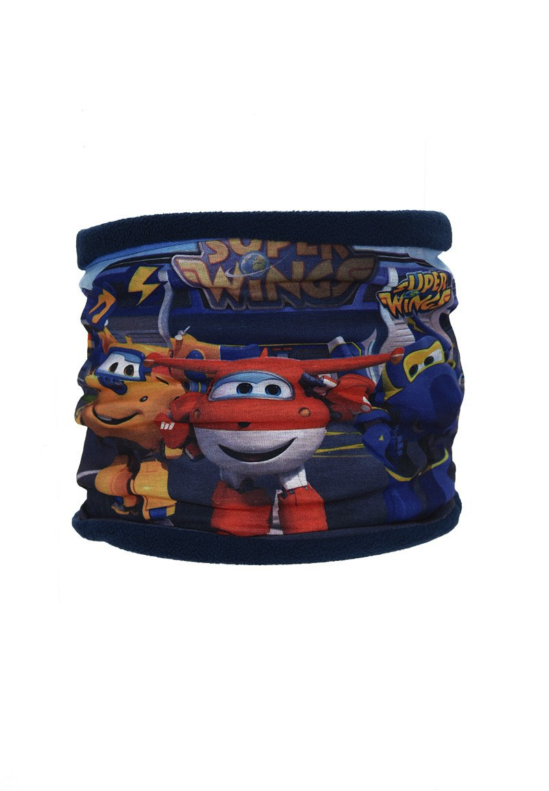Super Wings Schal Schlauchschal Loop Rot Fleece Blau