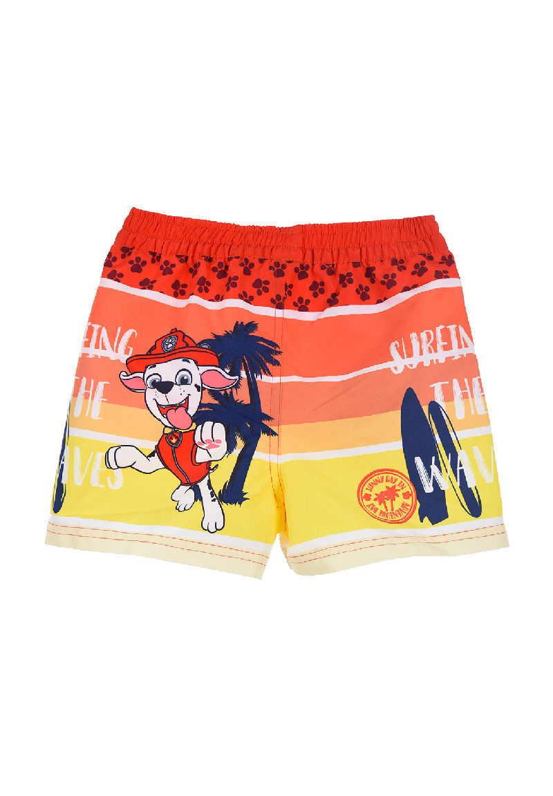Paw Patrol Marshall Badehose Badeshort Surfing Rot