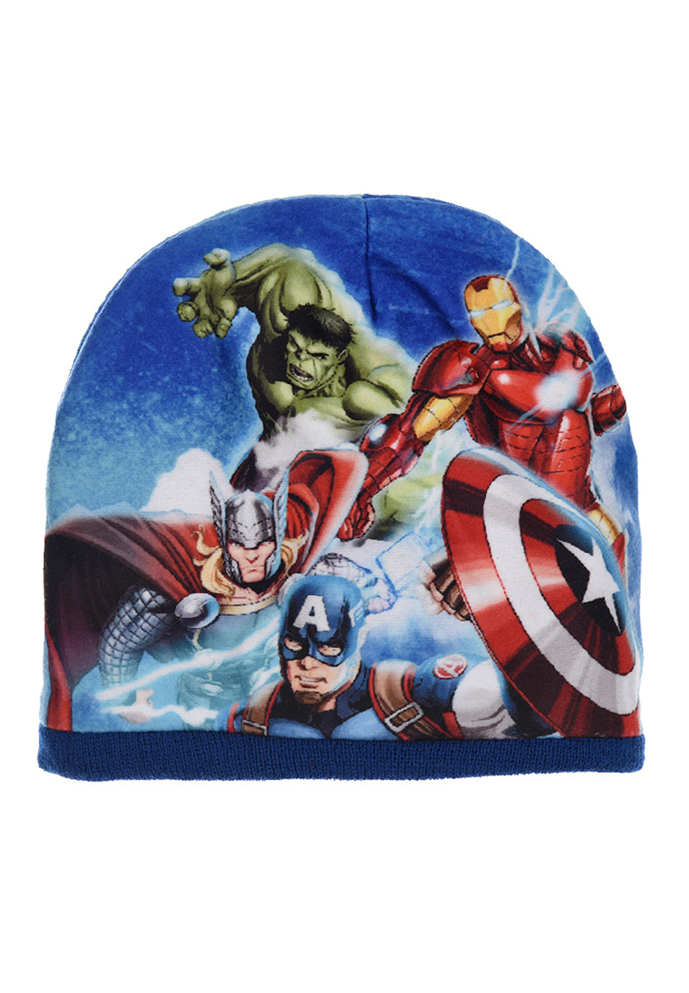 Avengers Winter-Mütze Iron Man Hulk Thor Captain America Blau