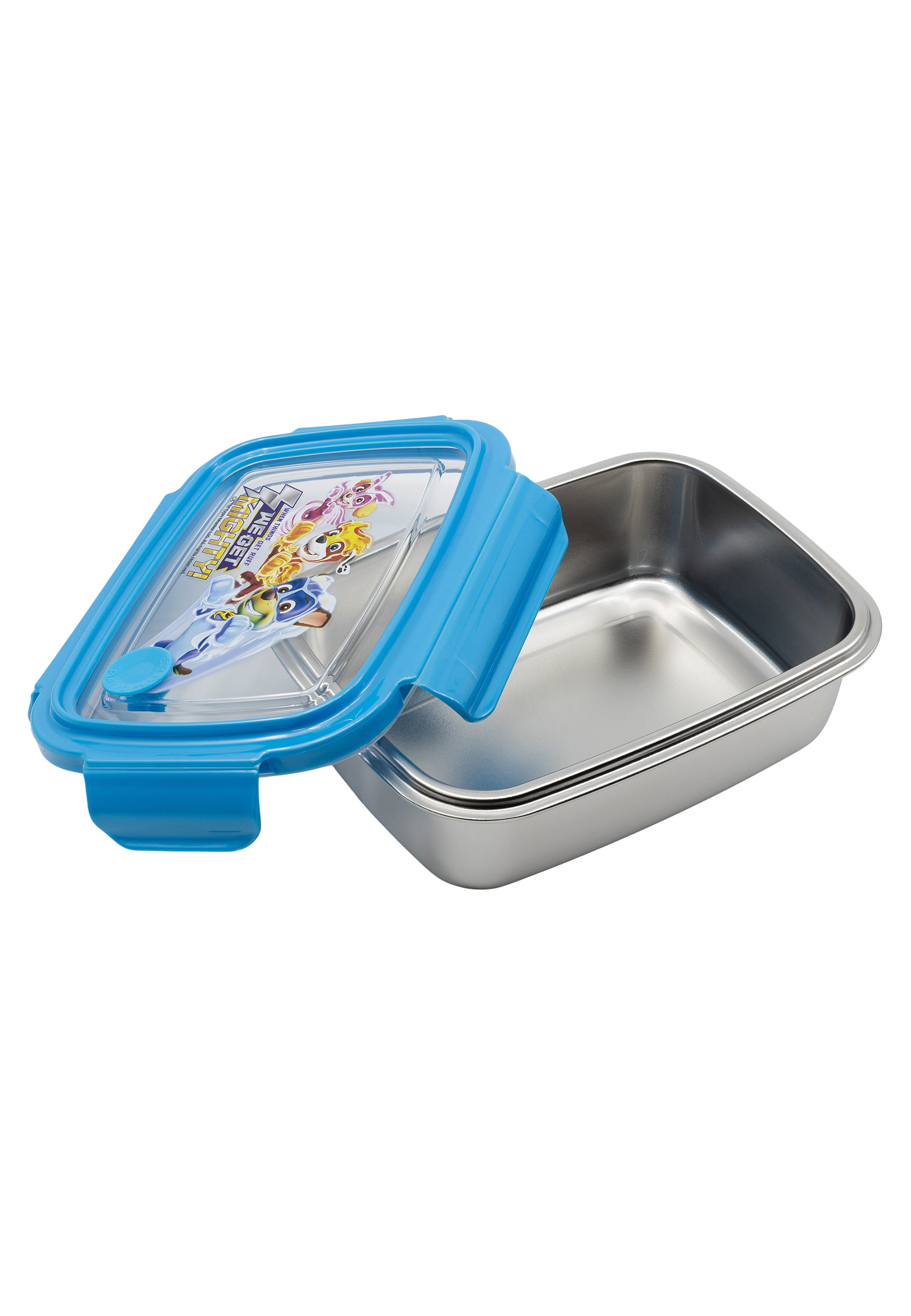 Paw Patrol - Mighty Pups Kinder Premium Edelstahl Brotdose Lunchbox Frühstücks-Box Vesper-Dose 670 ml