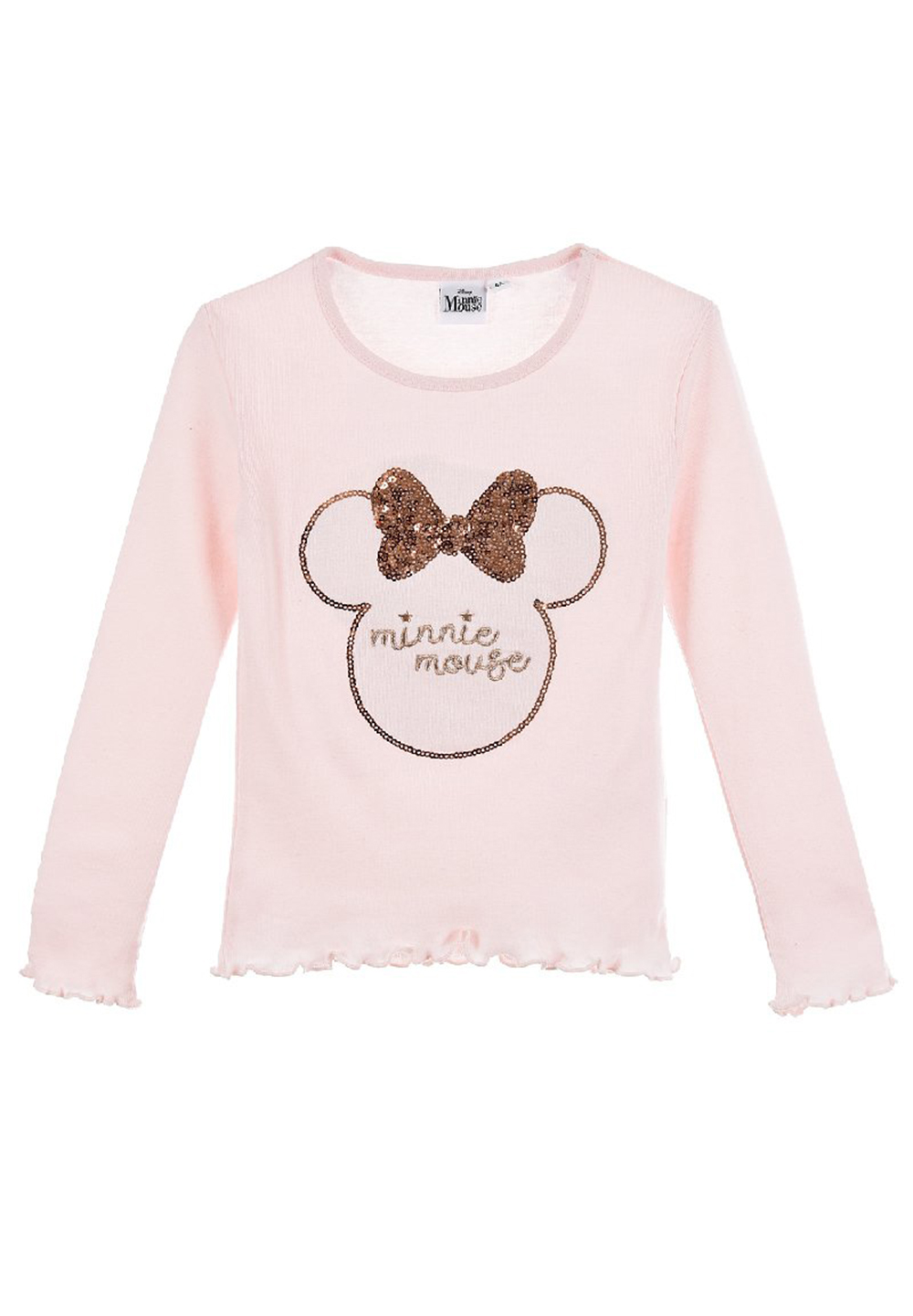 Minnie Mouse Kinder Langarm-Shirt Mädchen Longsleeve Oberteil